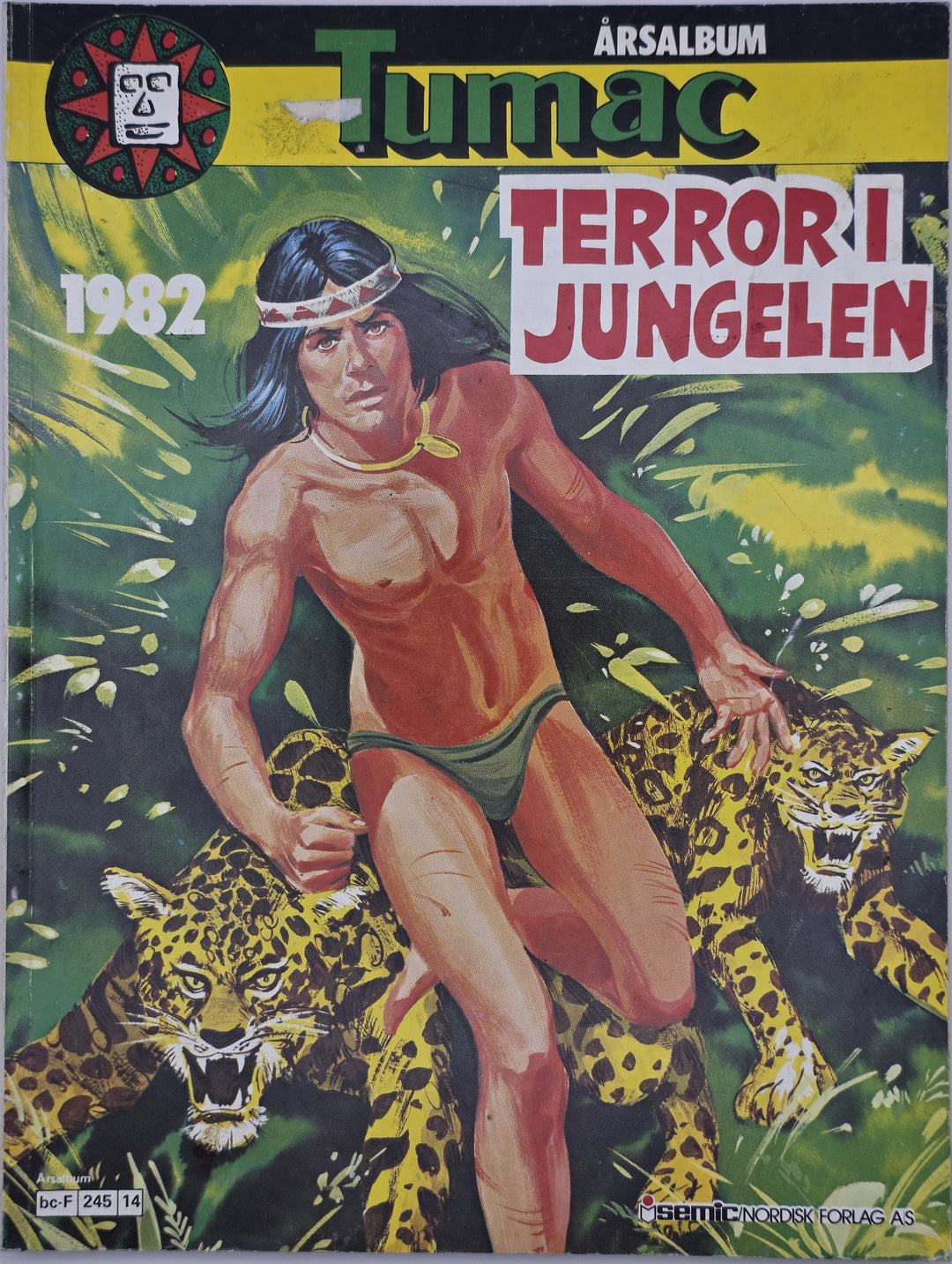 Tumac: Terror i jungelen (Årsalbum 1982). Tegneseriealbum.