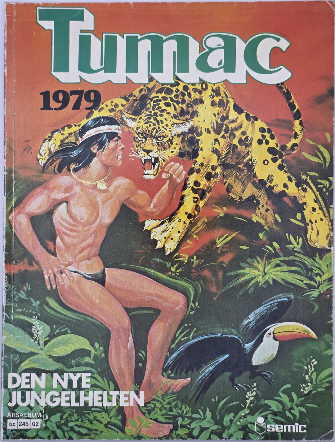 Tumac: Den nye jungelhelten (Årsalbum 1979). Tegneseriealbum.