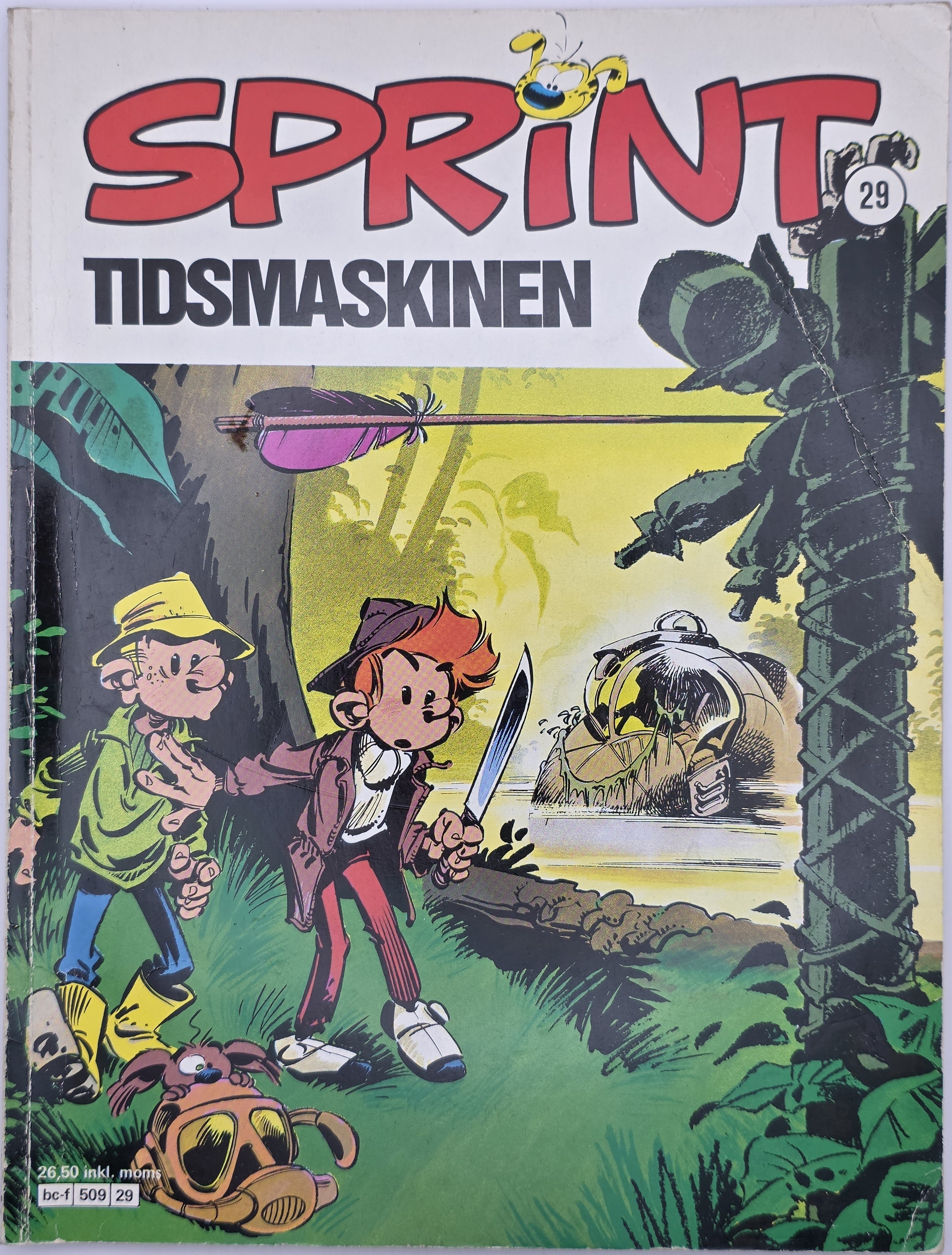 Sprint: Tidsmaskinen (Nr. 29). Tegneseriealbum.