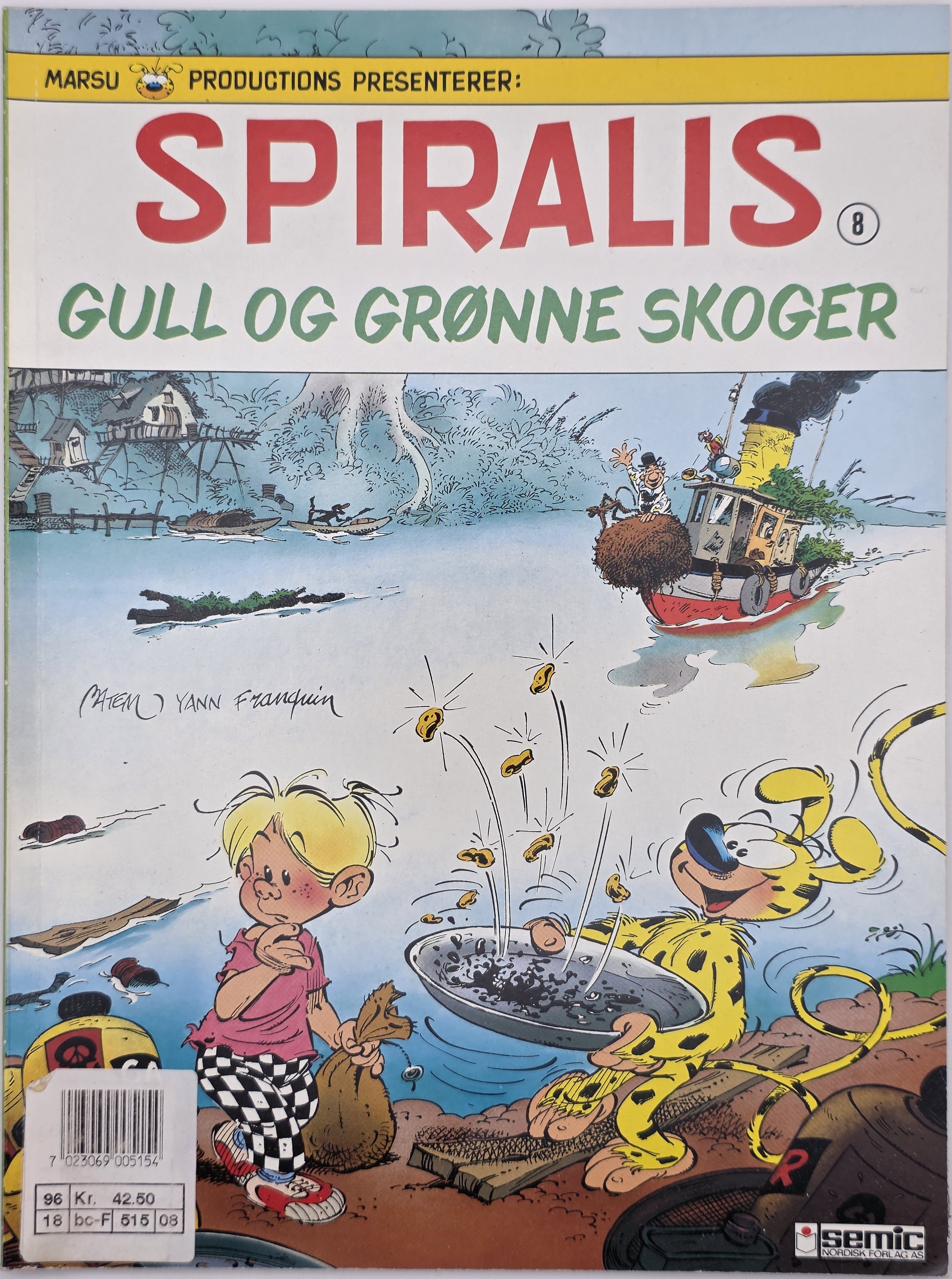Spiralis 8: Gull og grønne skoger. 1990. Tegneseriealbum.