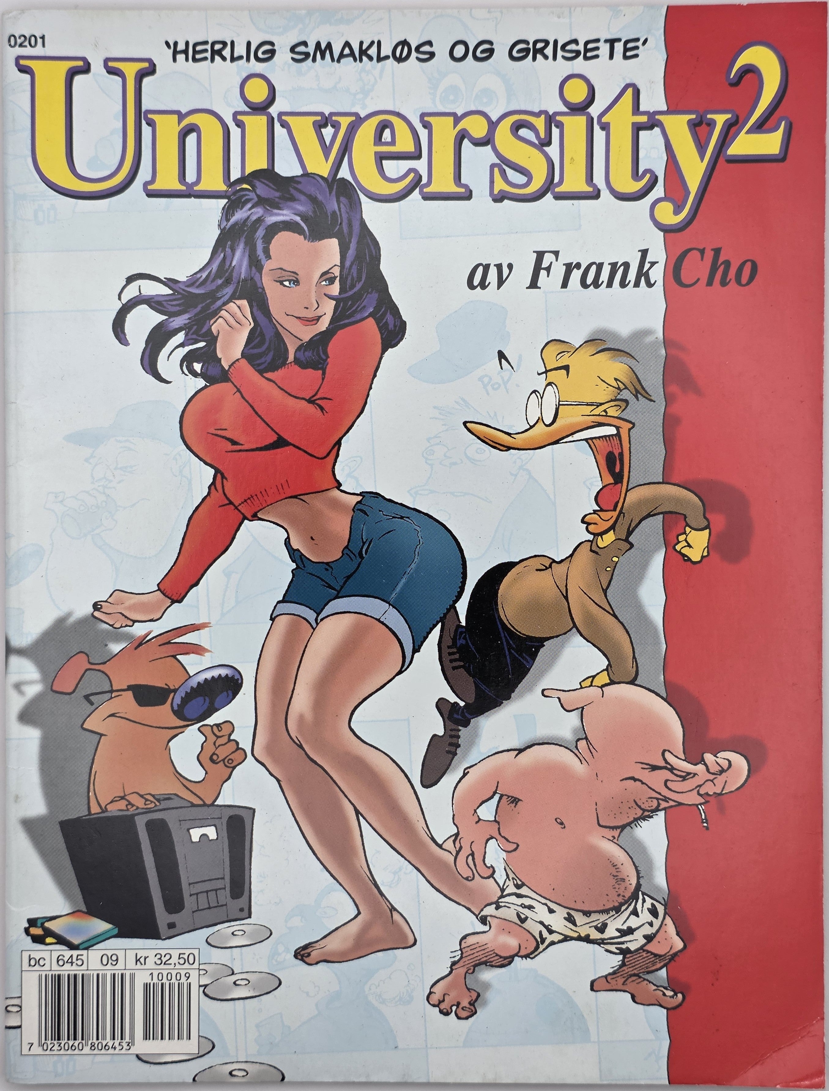 University 2 av Frank Cho. 2002. Tegneseriealbum.