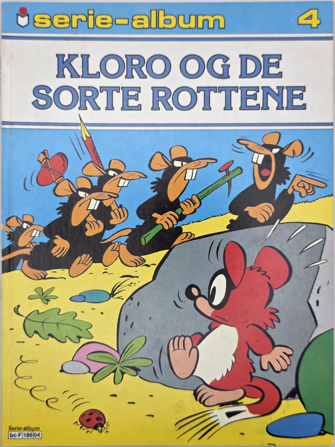 Kloro og de sorte rottene (1981). Tegneseriealbum.
