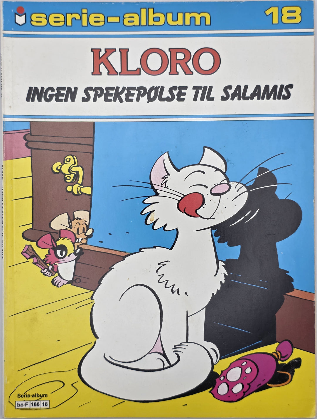 Kloro: Ingen spekepølse til Salamis (1983). Tegneseriealbum.