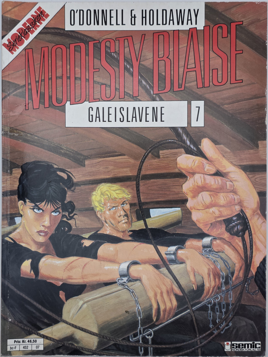 Modesty Blaise: Galeislavere (1992). Tegneseriealbum.