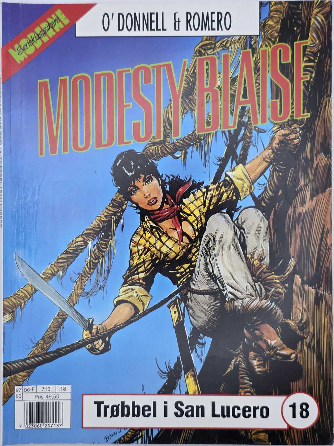 Modesty Blaise: Trøbbel i San Lucero (2003). Tegneseriealbum.
