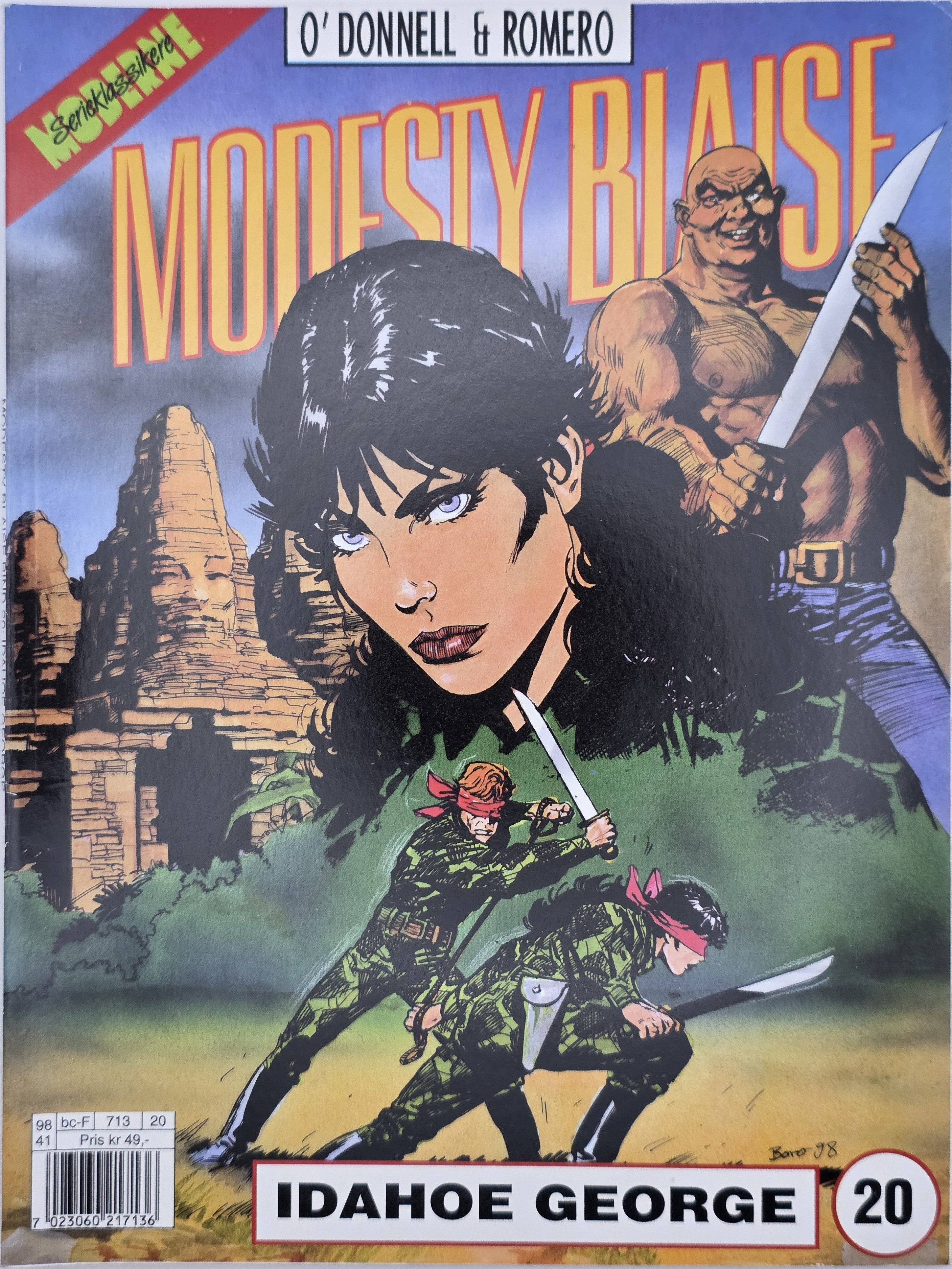 Modesty Blaise 20: Idaho George. 1998. Tegneseriealbum.
