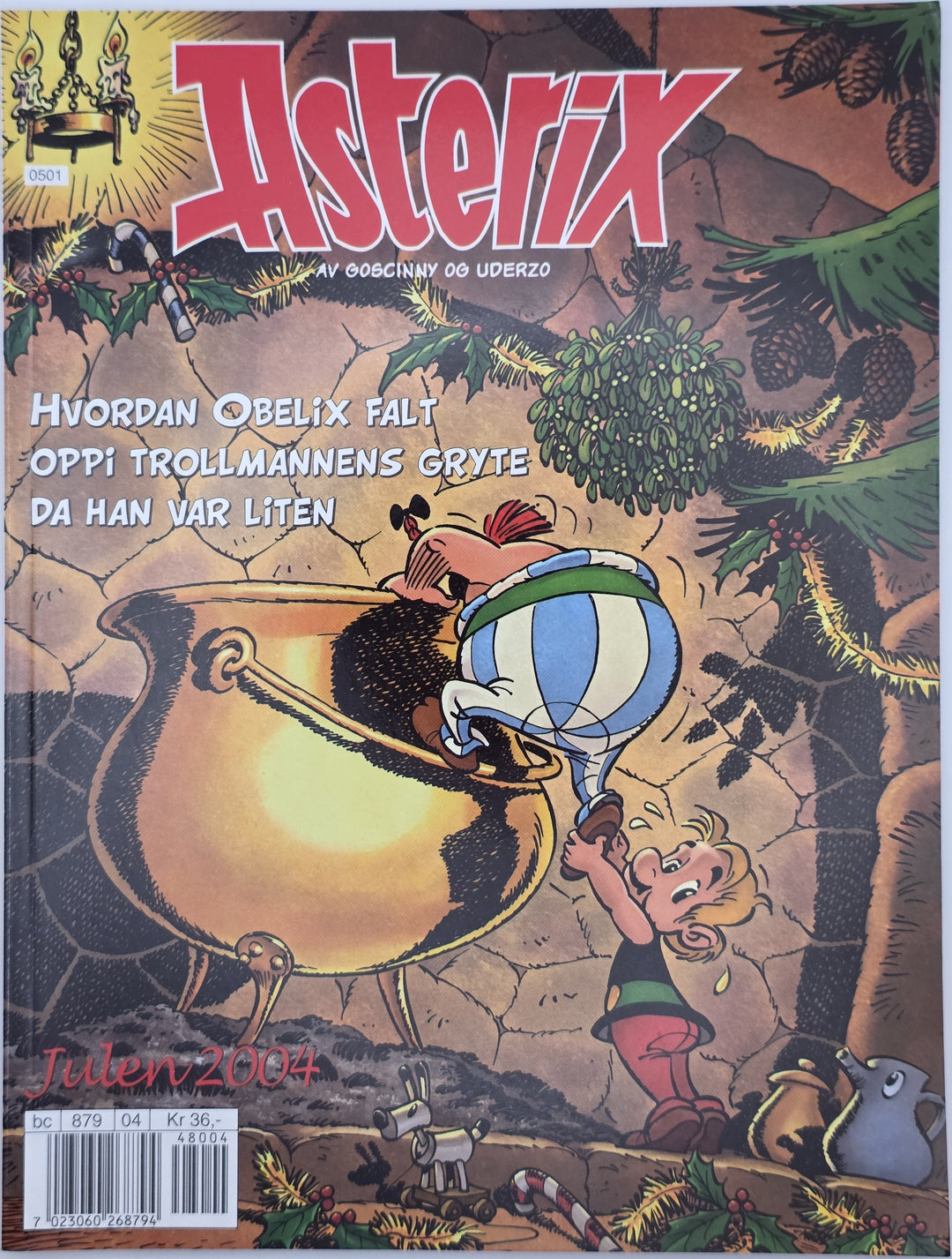 Asterix: Hvordan Obelix falt oppi trollmannens gryte da han var liten. 2004. Tegneseriealbum.