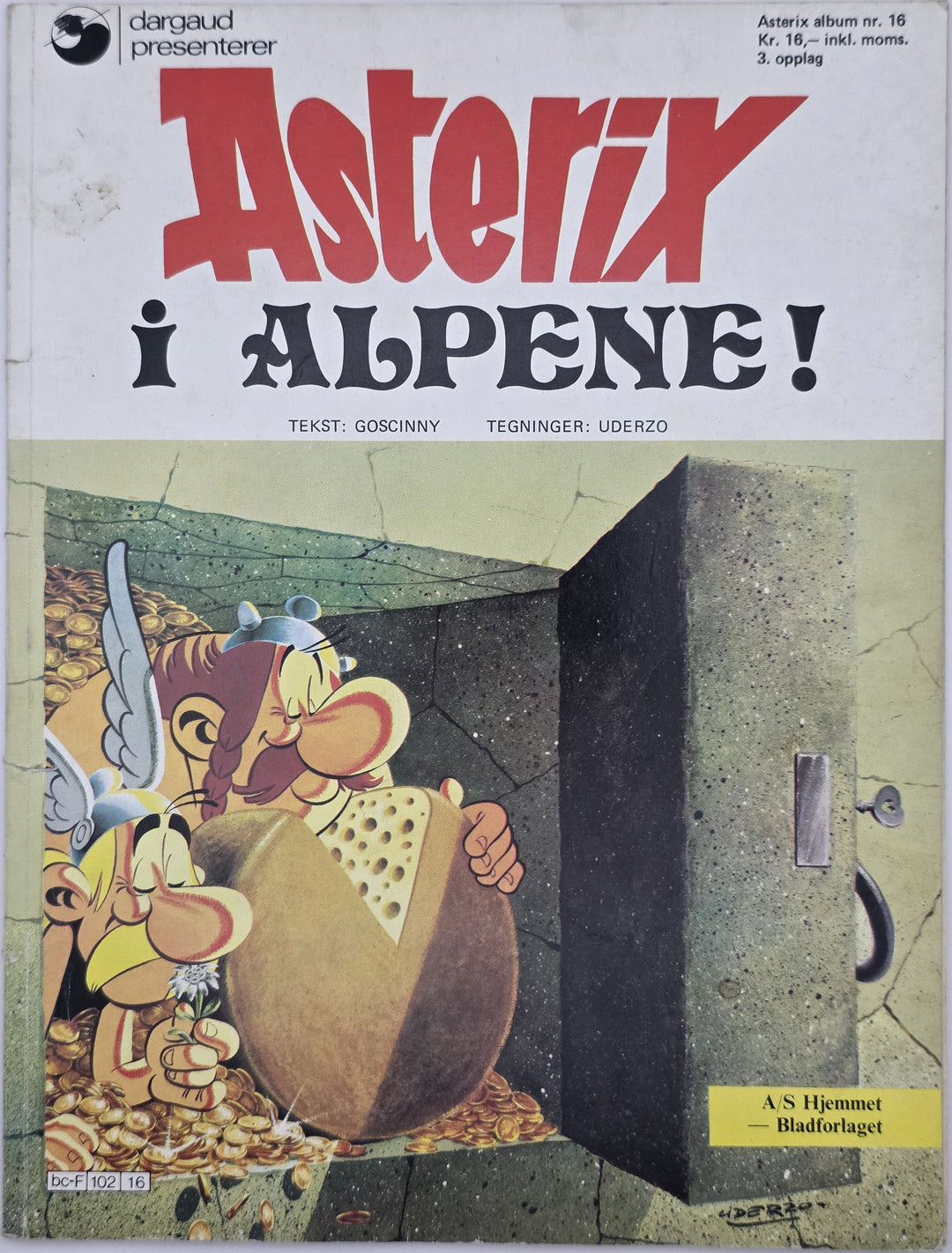 Asterix i Alperne! (1971). Tegneseriealbum.