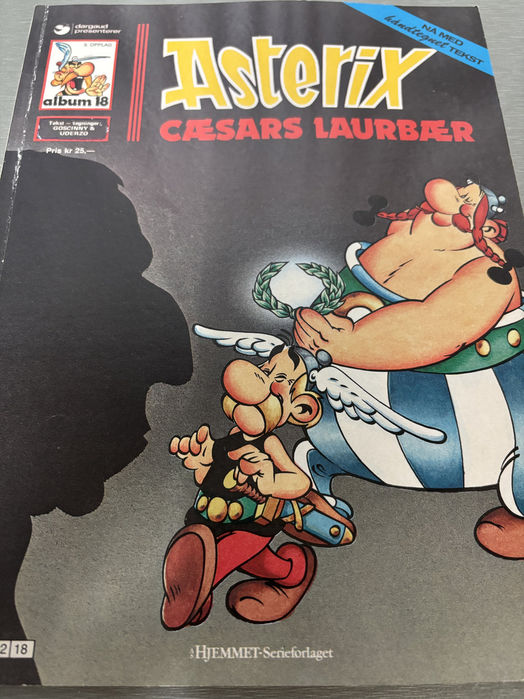 Asterix: Cæsars laurbær, 1975. Tegneseriealbum.