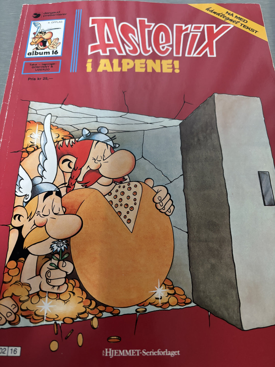 Asterix i Alpene!, 1974. Tegneseriealbum.