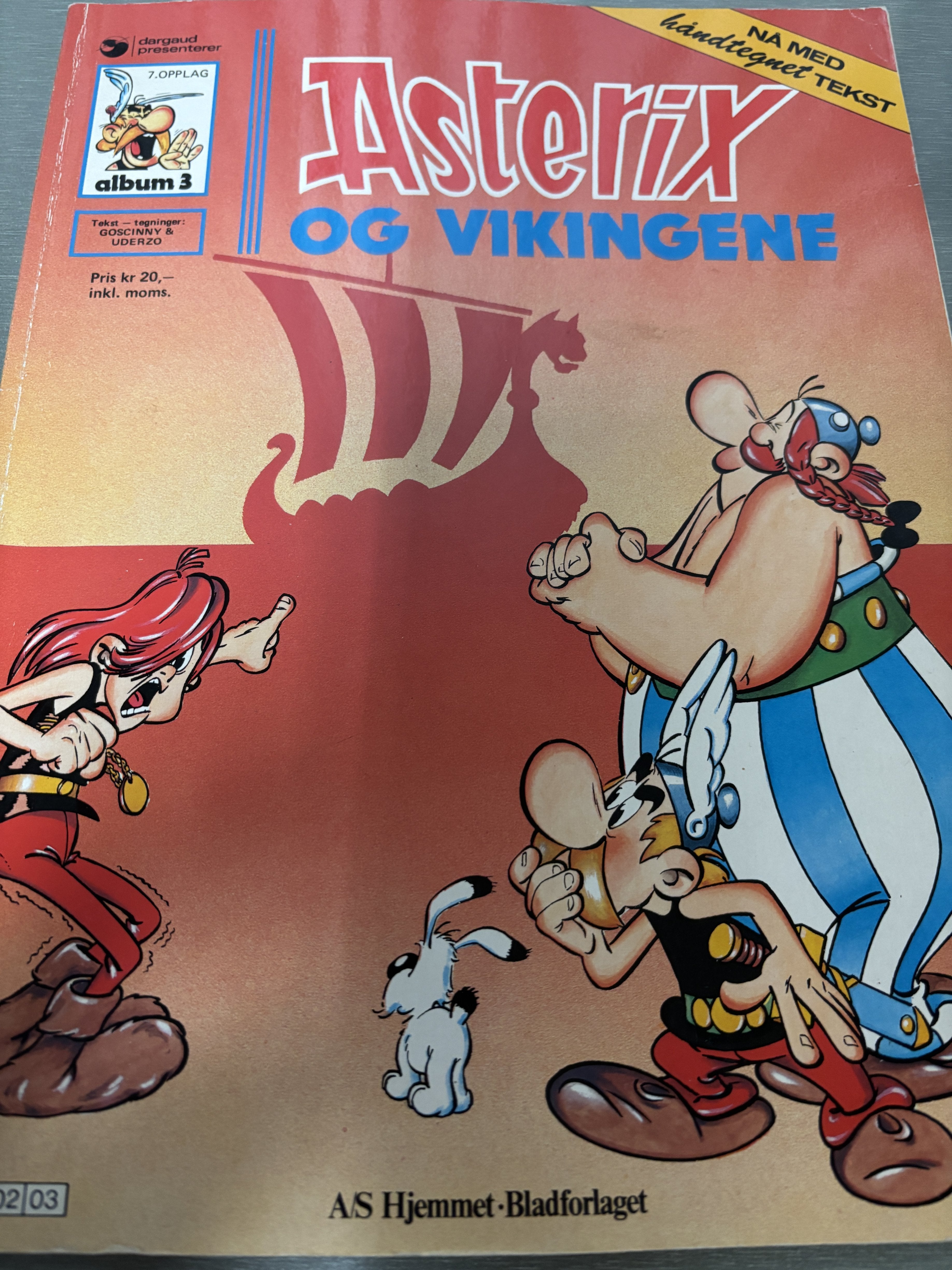 Asterix og vikingene, 1970. Tegneseriealbum.