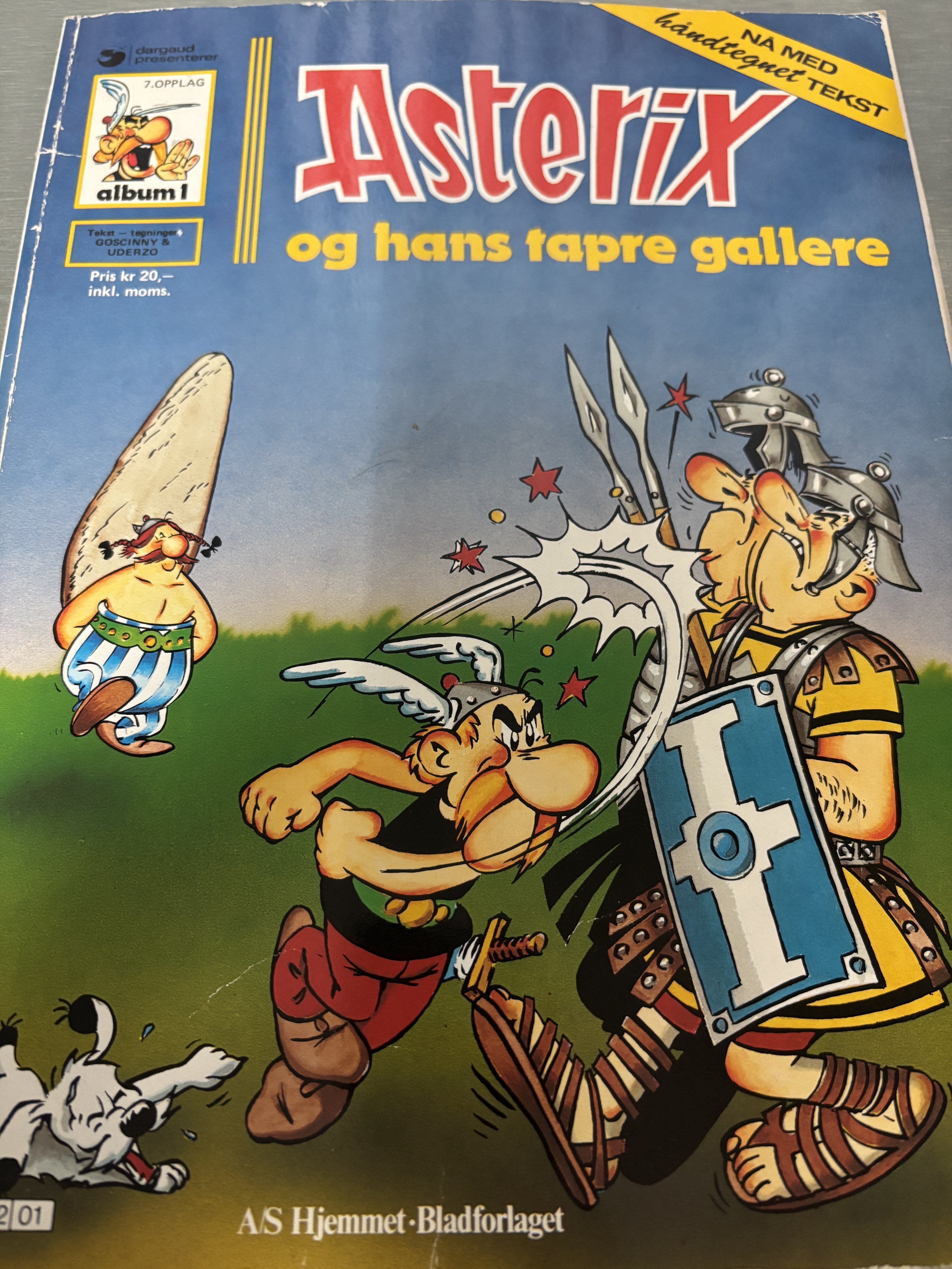 Asterix og hans tapre gallere, 1969. Tegneseriealbum.