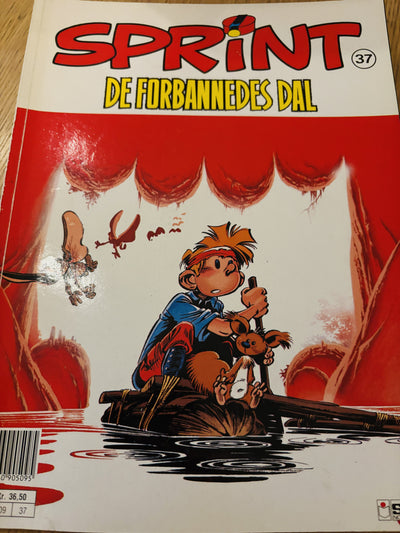 Sprint 37. De forbannedes dal. 1989. Tegneseriealbum.