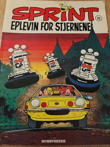 Sprint 22. Eplevin for stjernene. 1979. Tegneseriealbum.