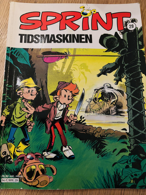 Sprint 29. Tidsmaskinen. 1983. Tegneseriealbum.