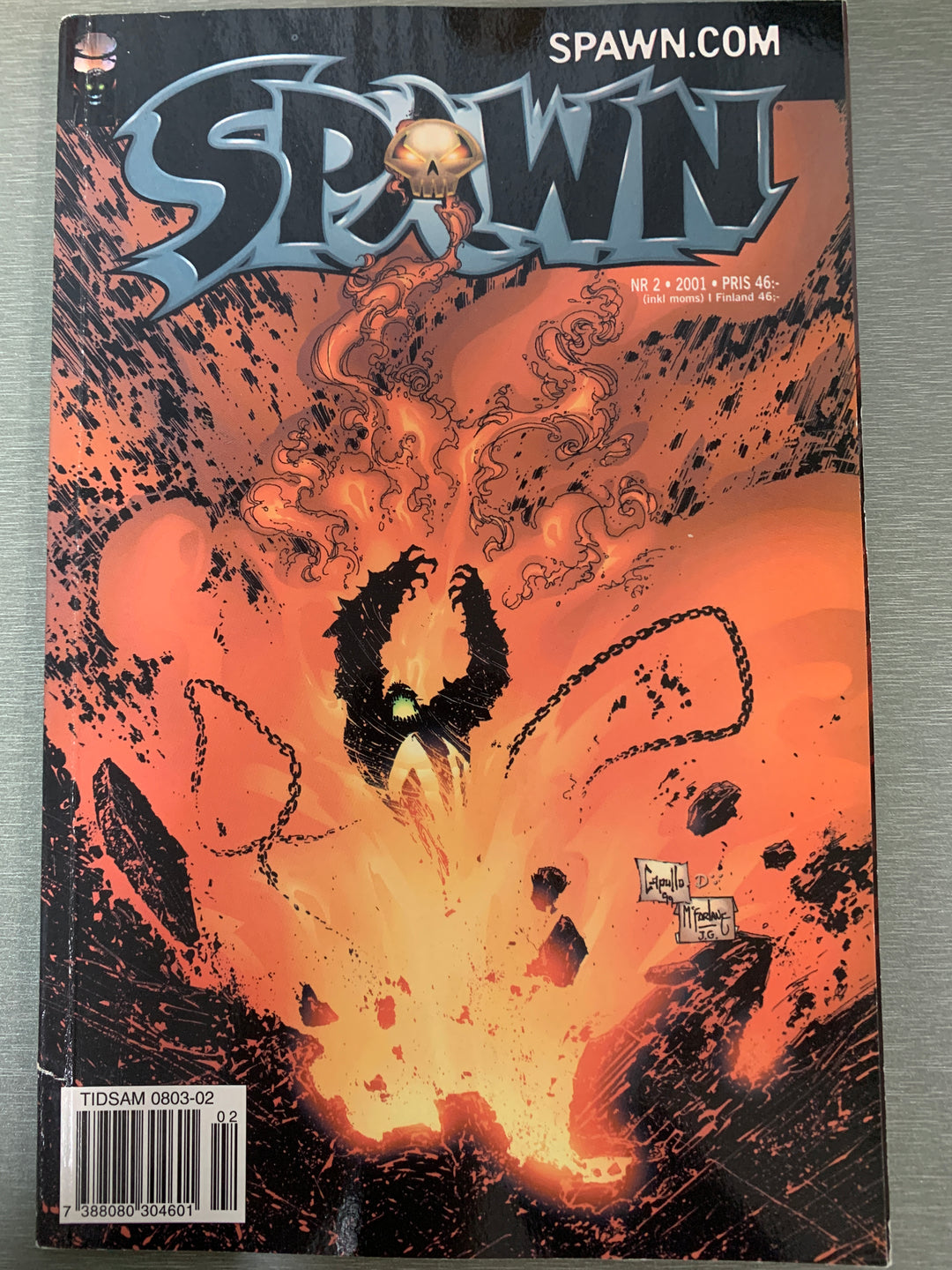 Spawn 2001/02. Tegneserieblad