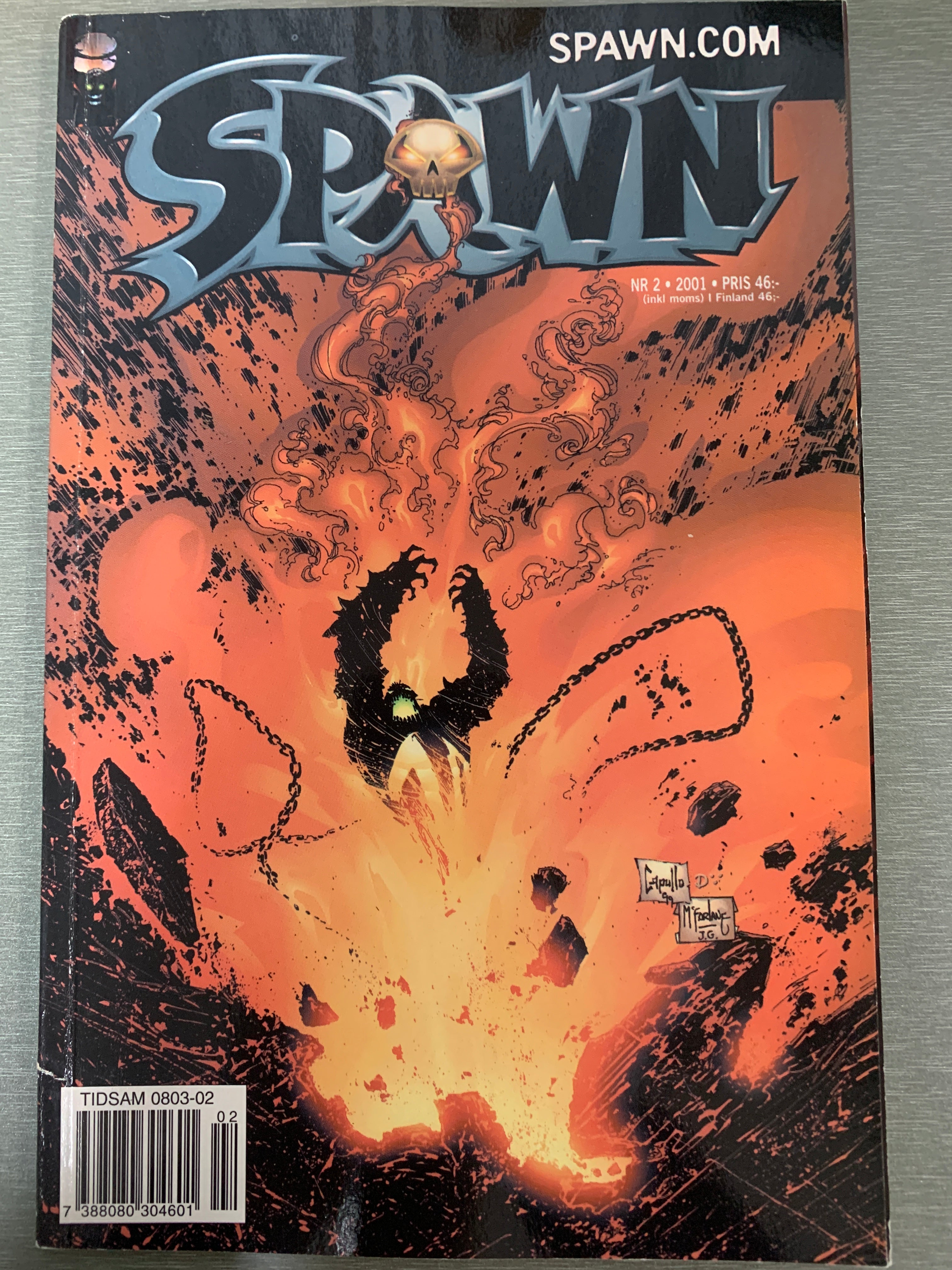 Spawn 2001/02. Tegneserieblad