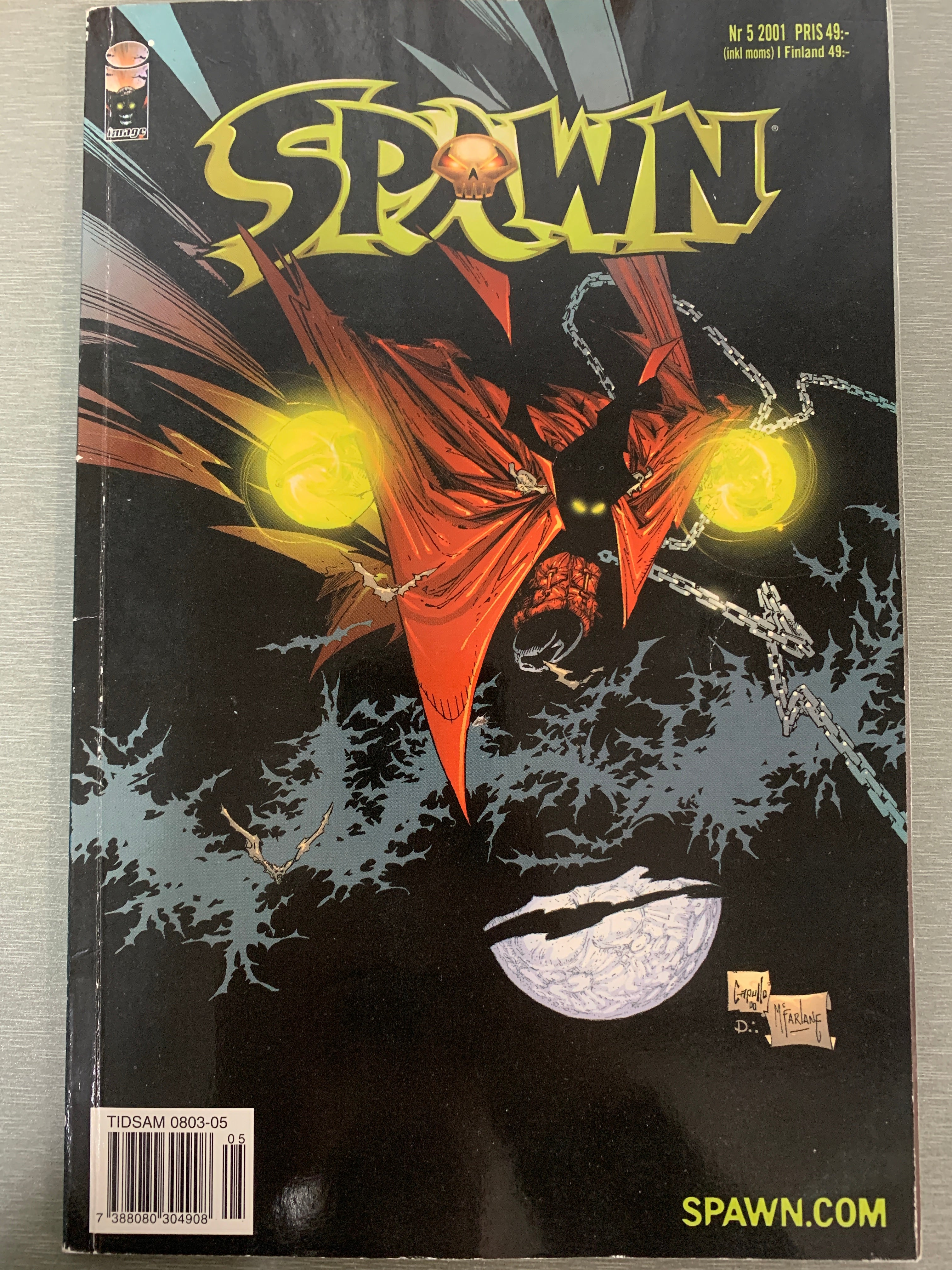 Spawn 2001/05. Tegneserieblad
