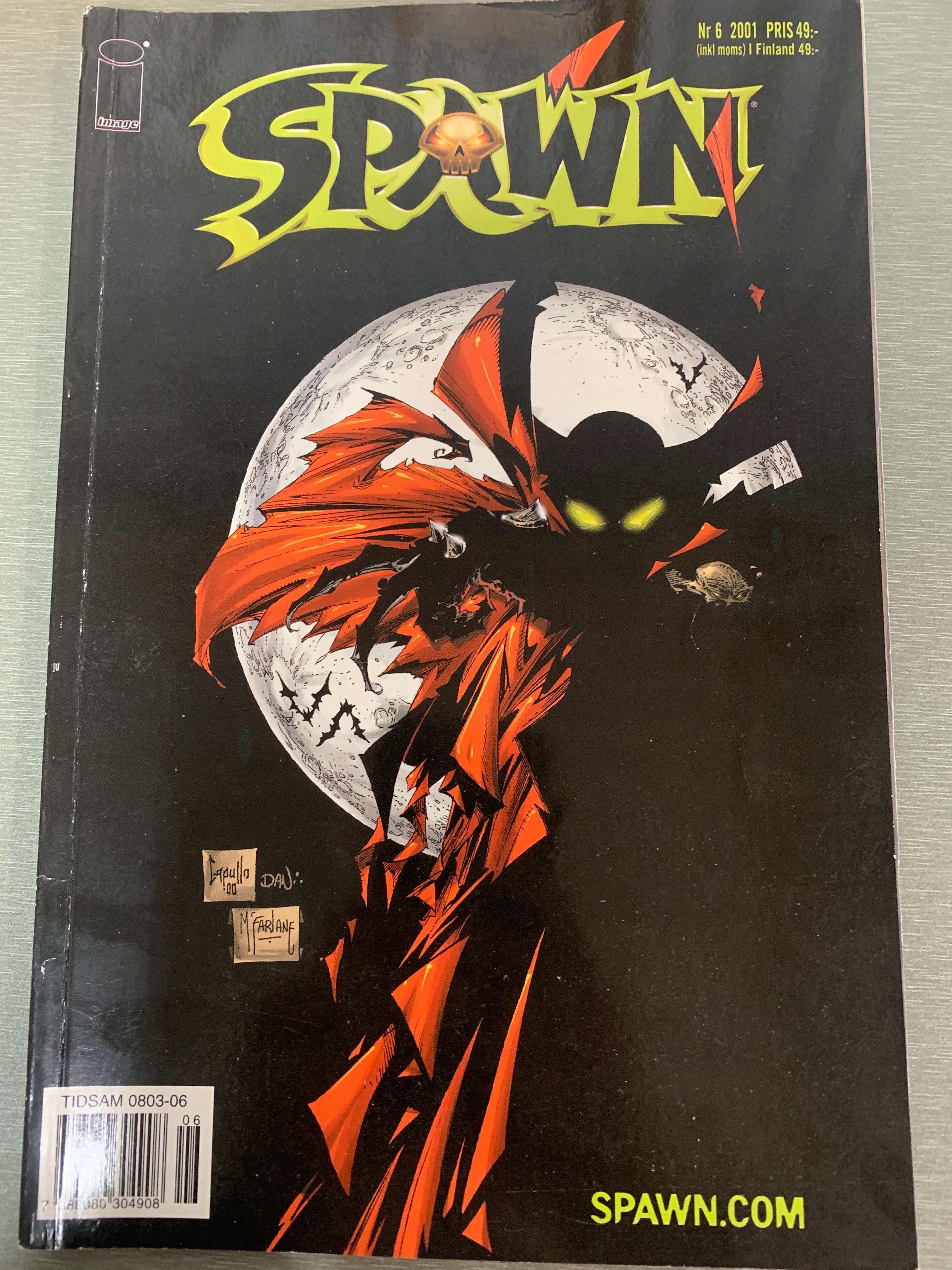 Spawn 2001/06. Tegneserieblad