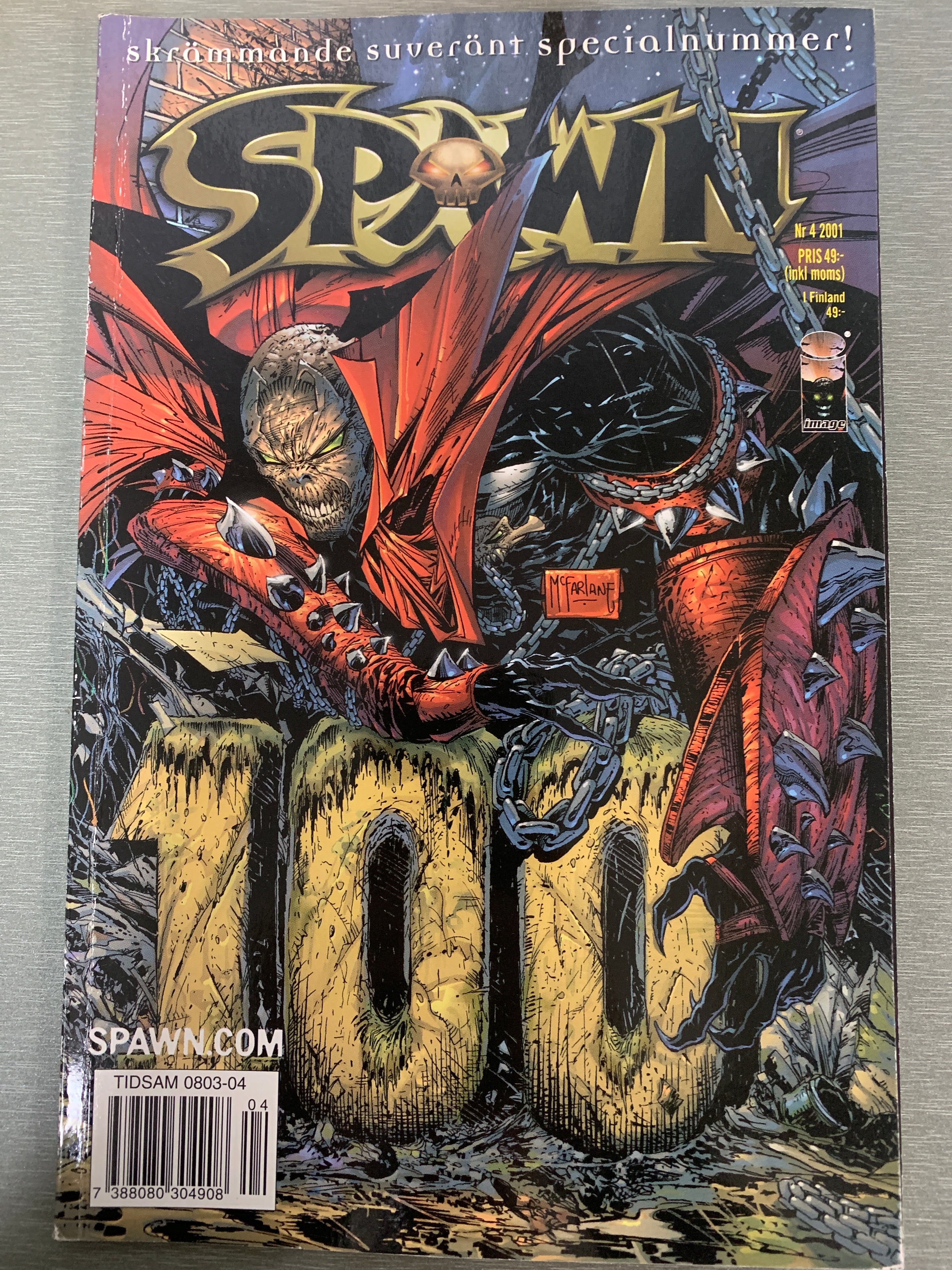 Spawn 2001/04. Tegneserieblad