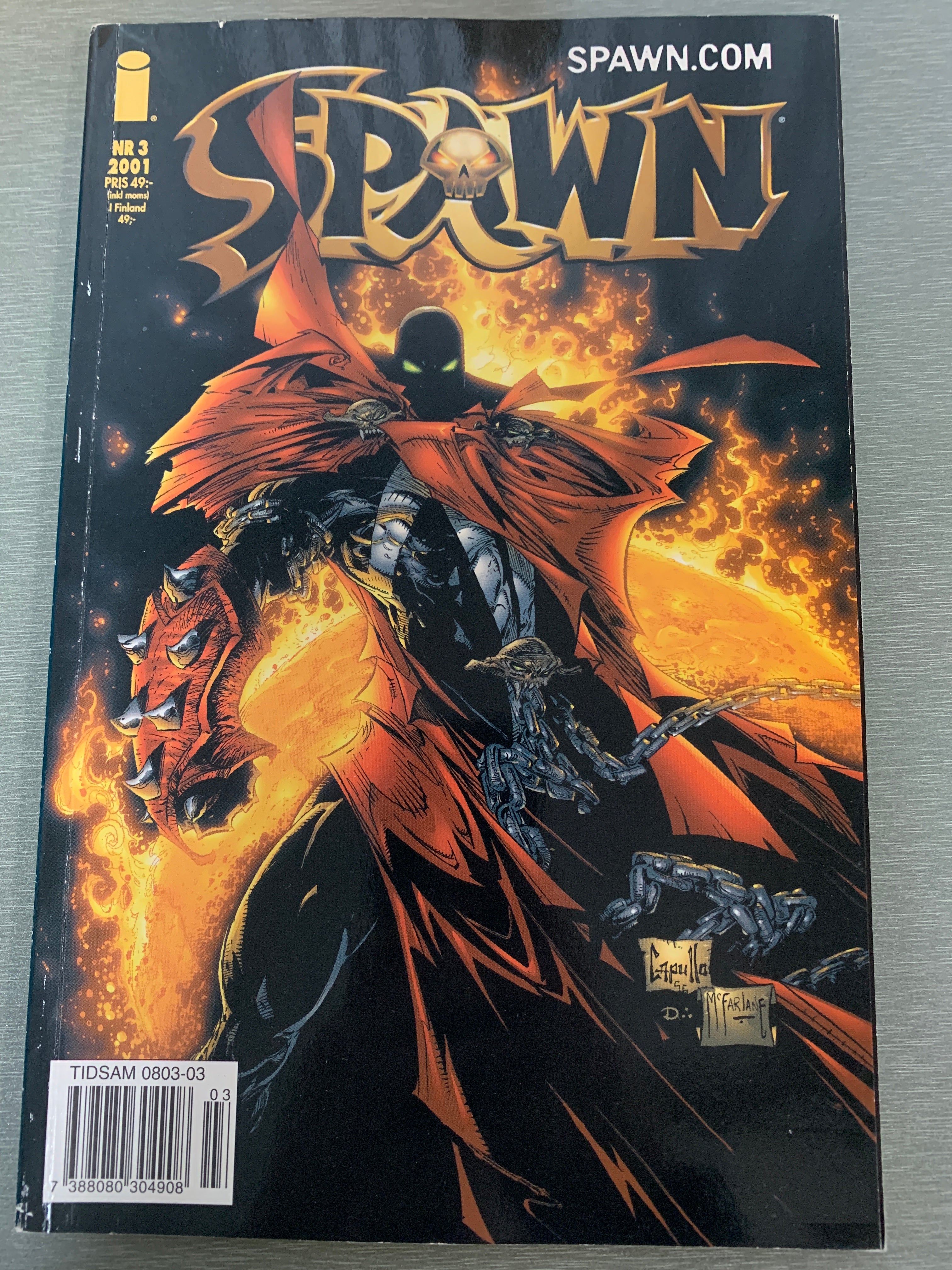 Spawn 2001/03. Tegneserieblad
