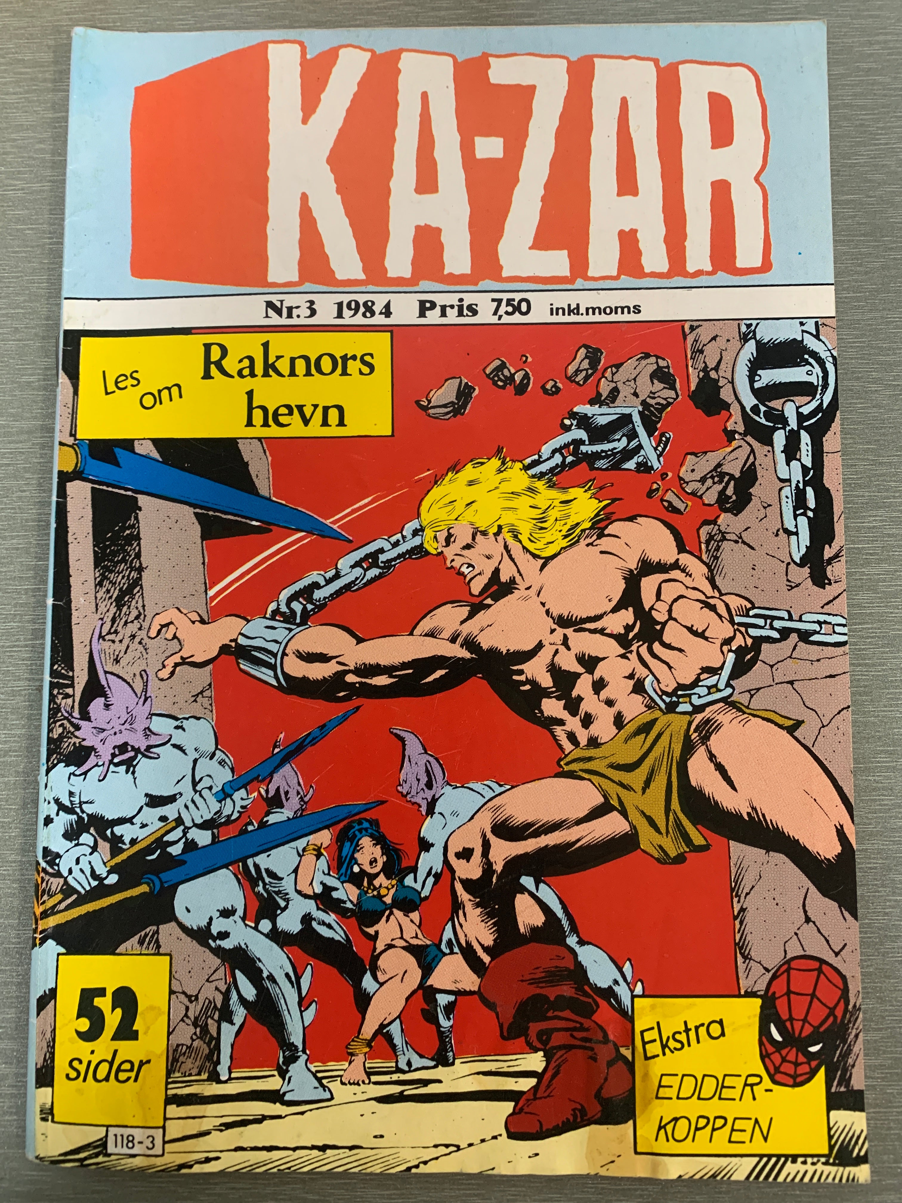 Ka-Zar 1984/03. Tegneserieblad
