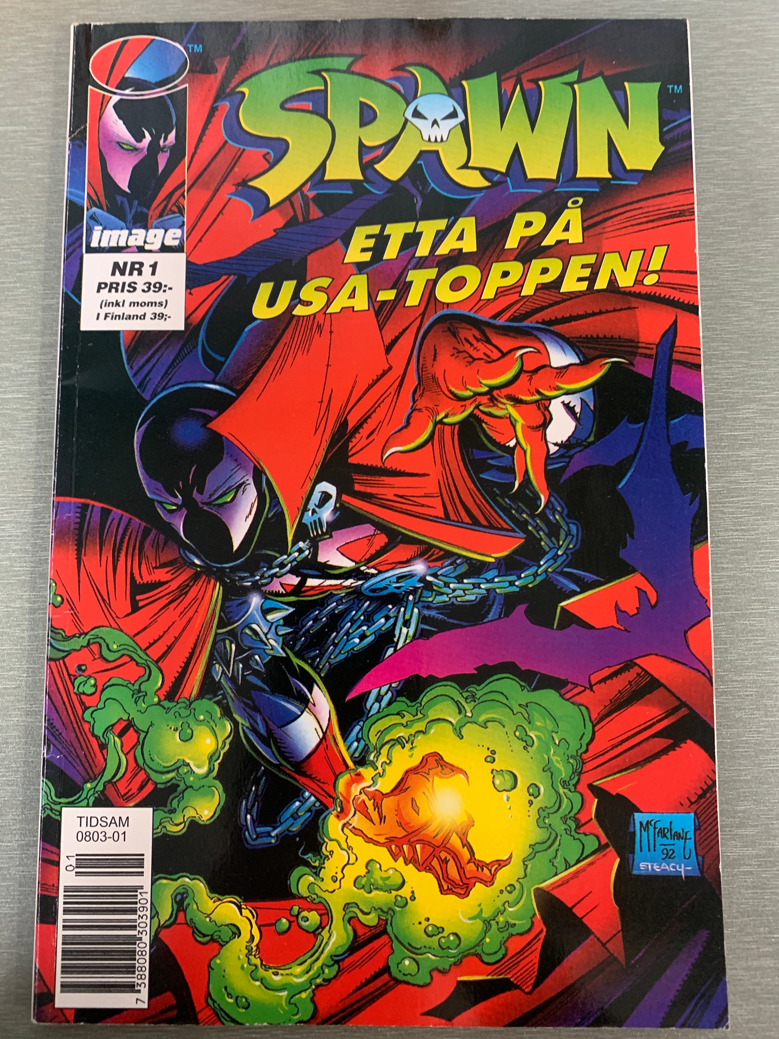 Spawn 1996/01 (Svensk). Tegneserieblad