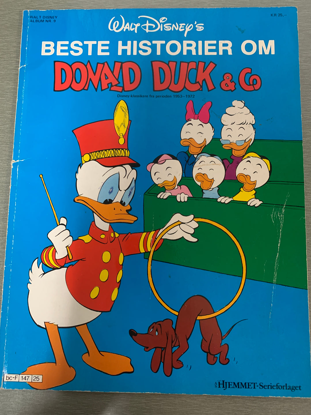Walt Disney's Beste Historier om Donald Duck & Co nr. 9 (1978). Tegneserieblad