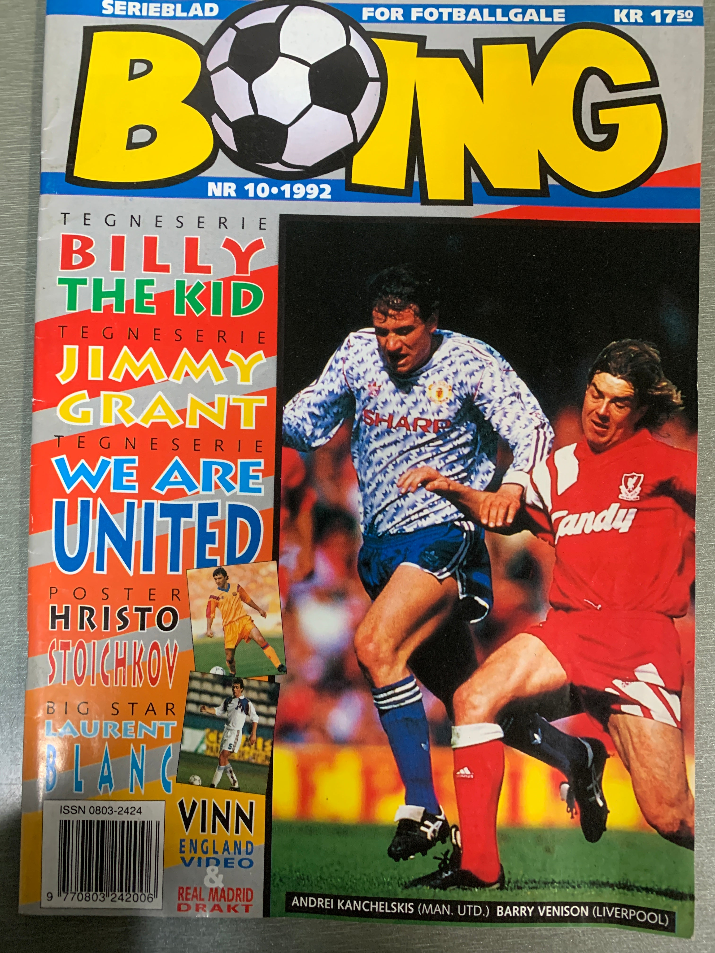 Boing 1992/10. Tegneserieblad