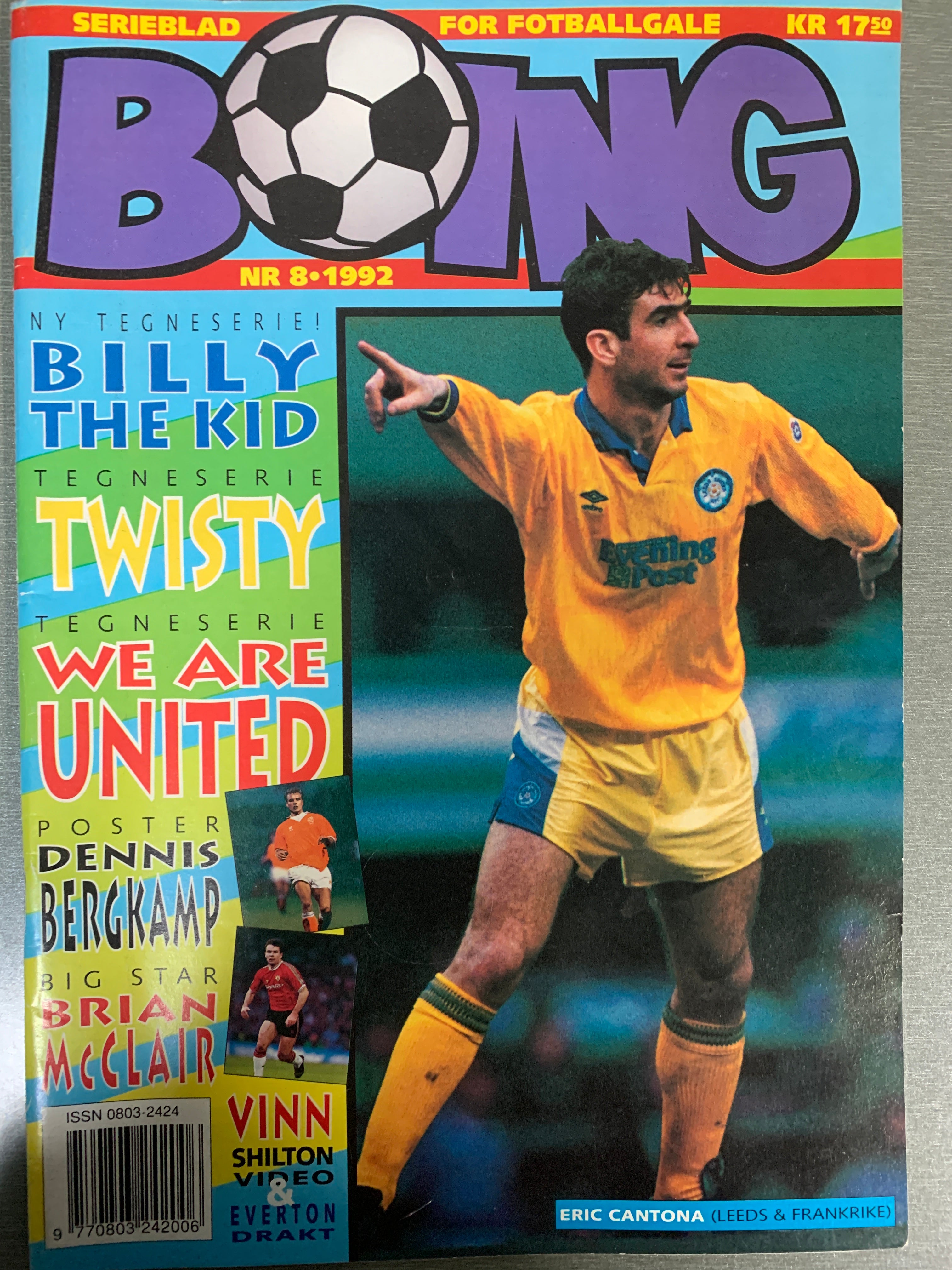 Boing. 1992/08. Tegneserieblad