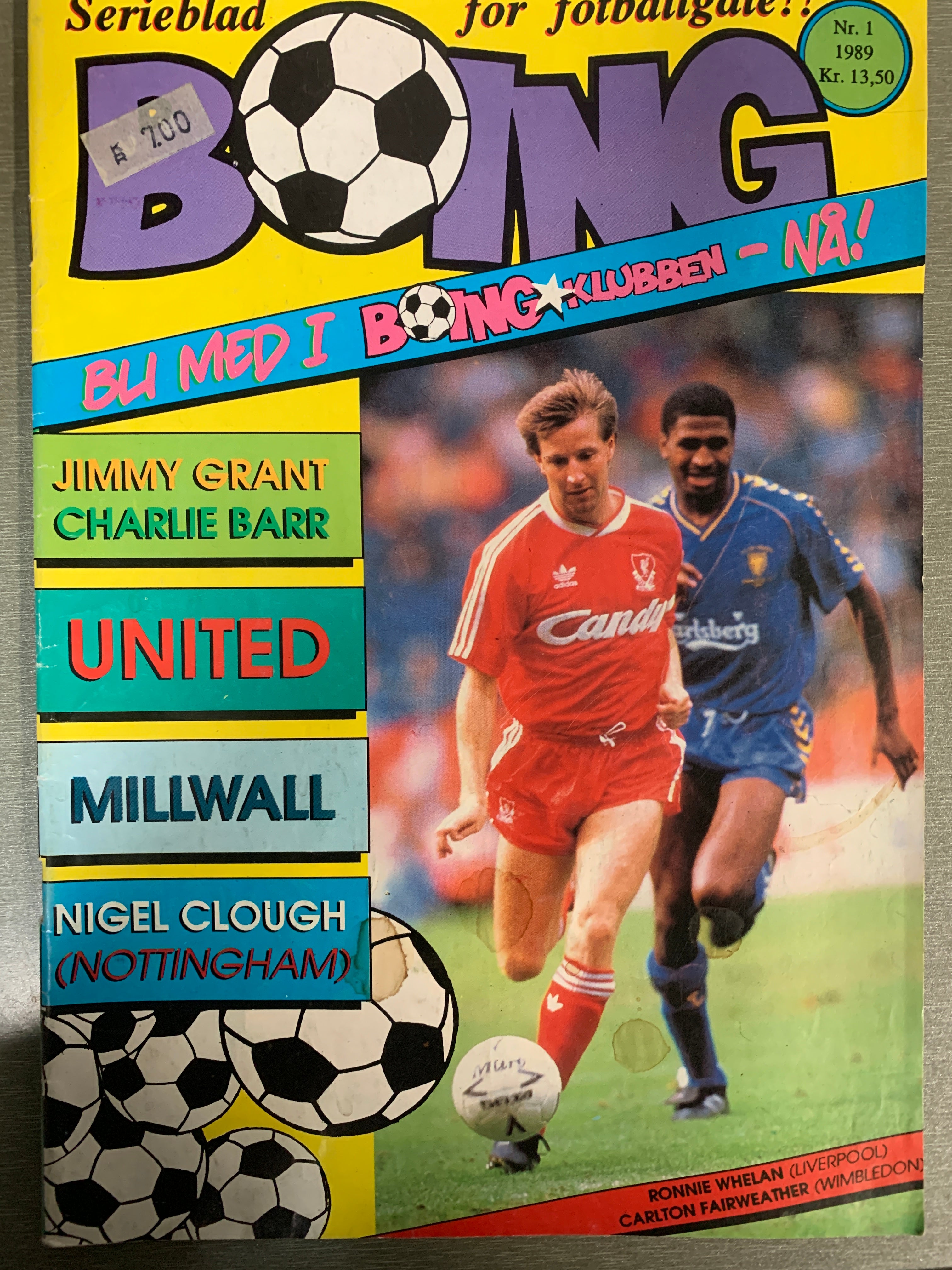 Boing. 1989/01. Tegneserieblad