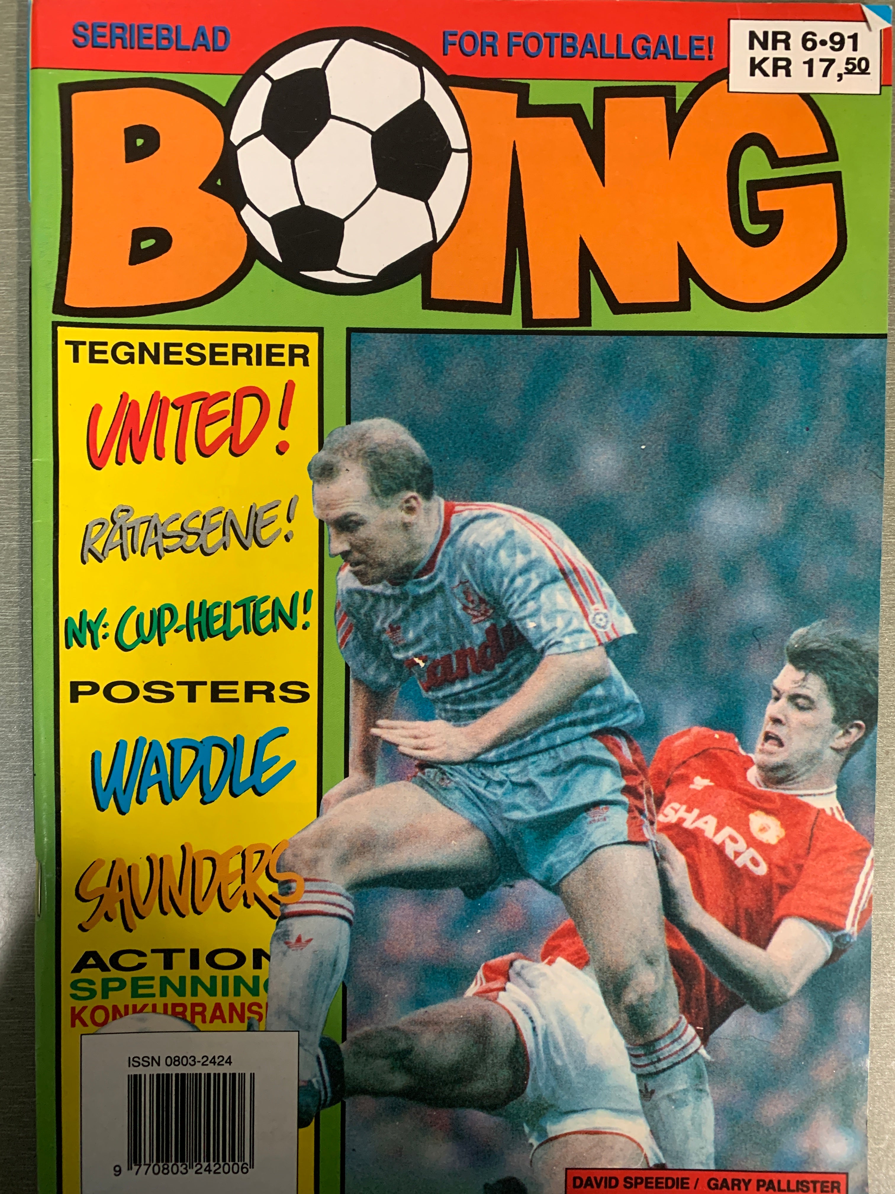 Boing. 1991/06. Tegneserieblad