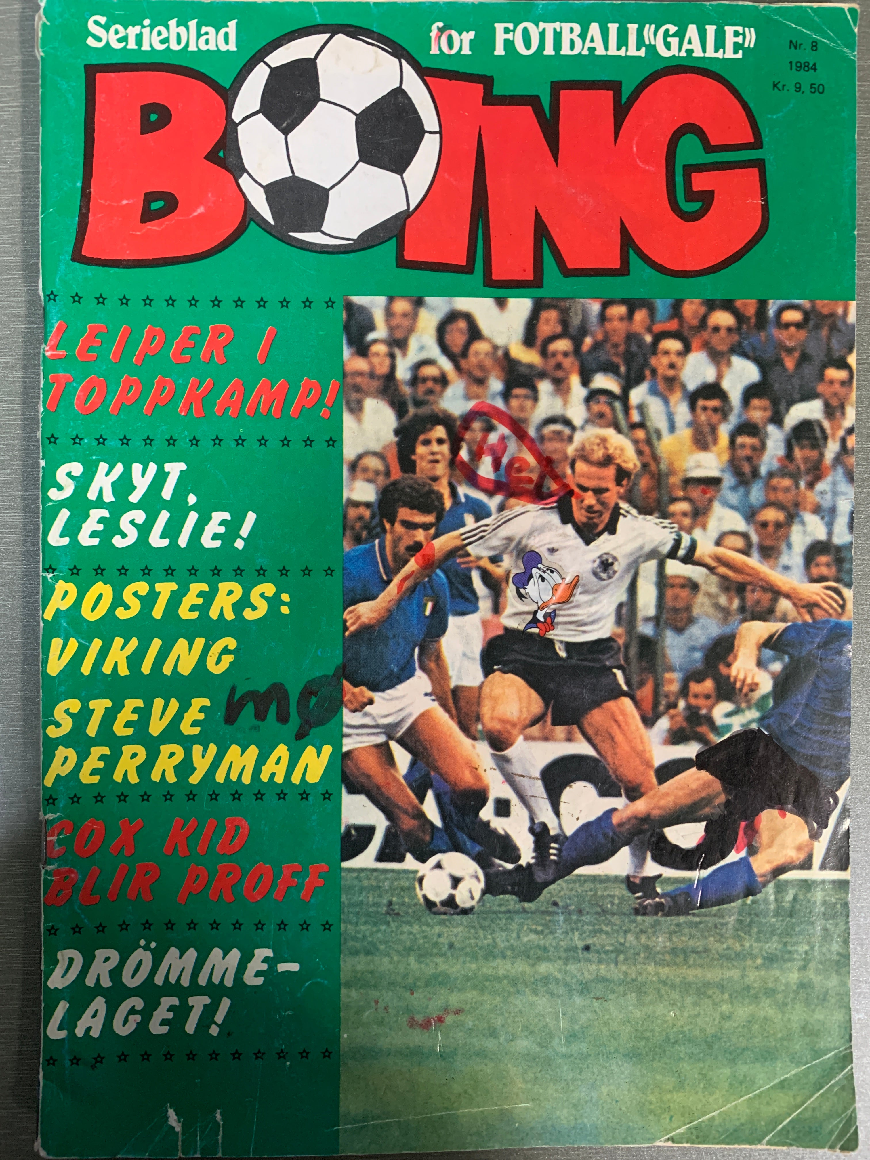Boing. 1984/08. Tegneserieblad