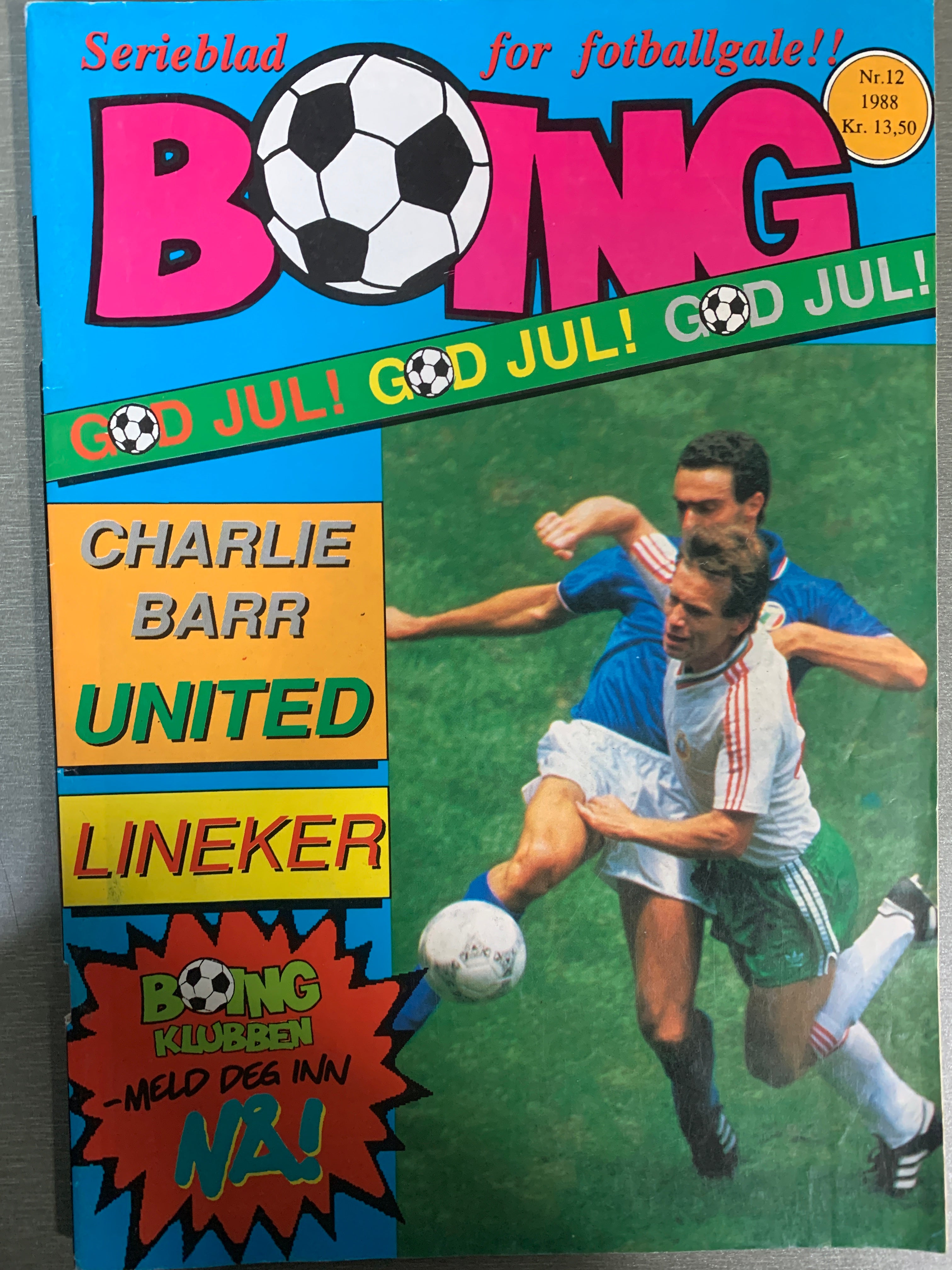 Boing. 1988/12. Tegneserieblad