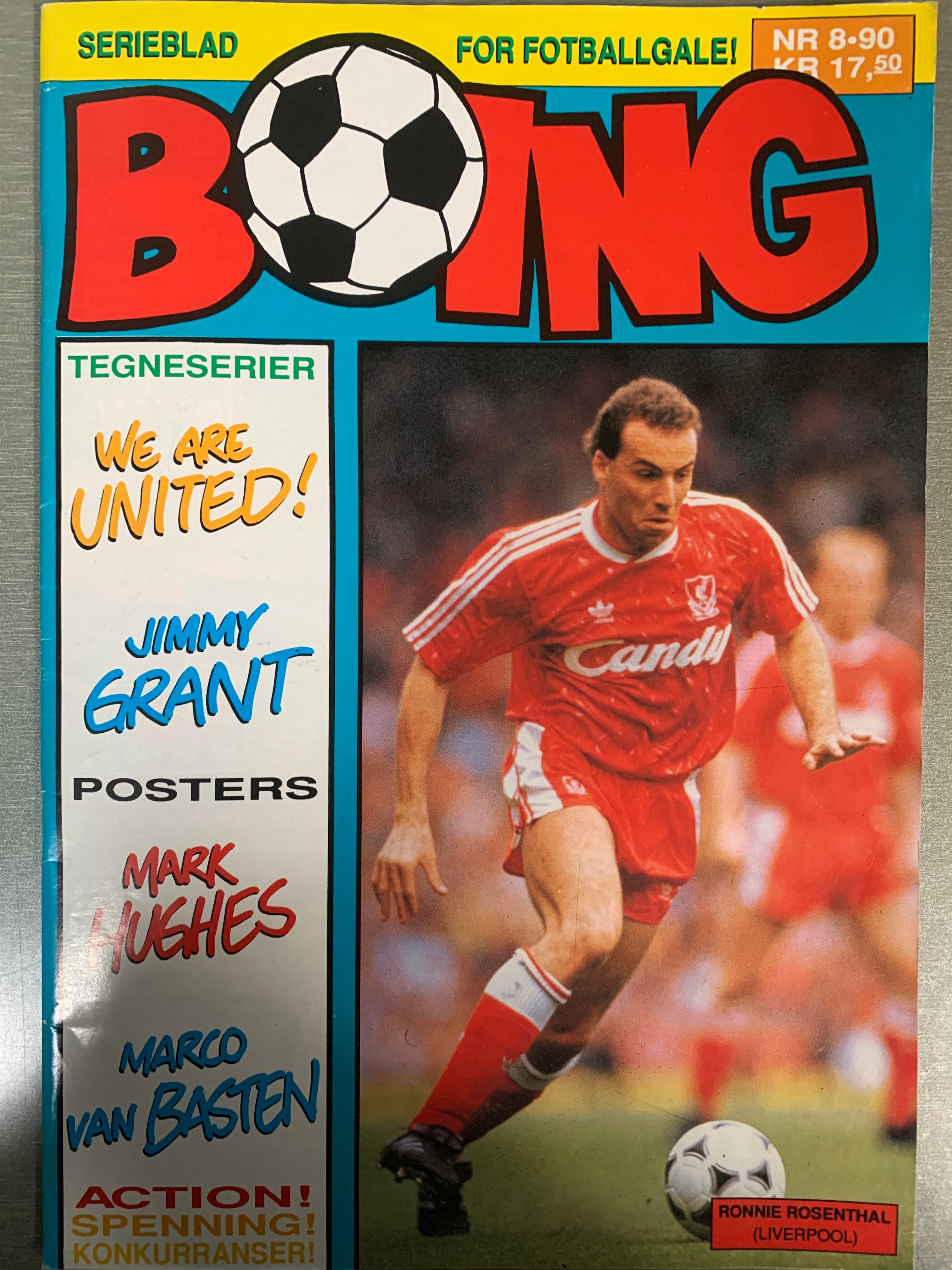 Boing. 1990/08. Tegneserieblad