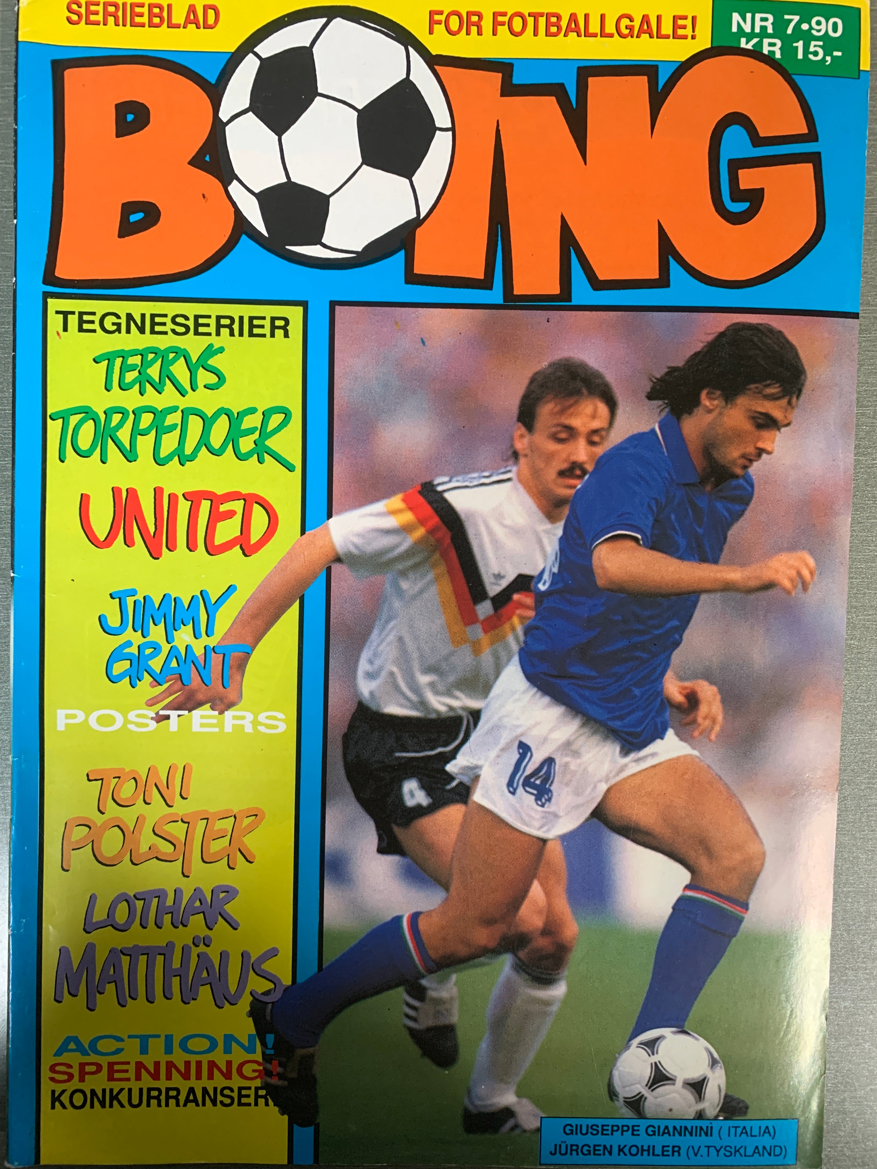 Boing. 1990/07. Tegneserieblad