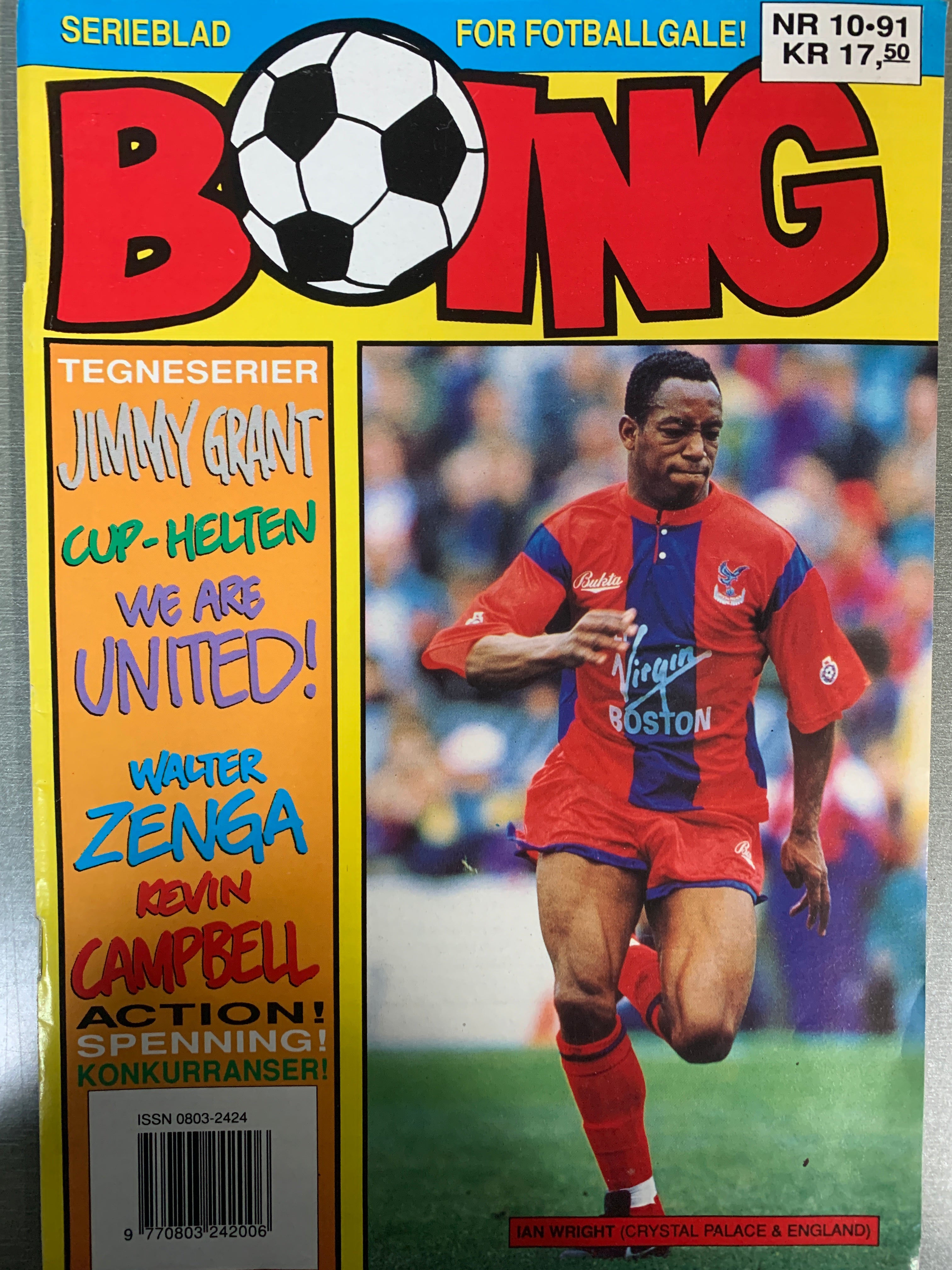 Boing. 1991/10. Tegneserieblad