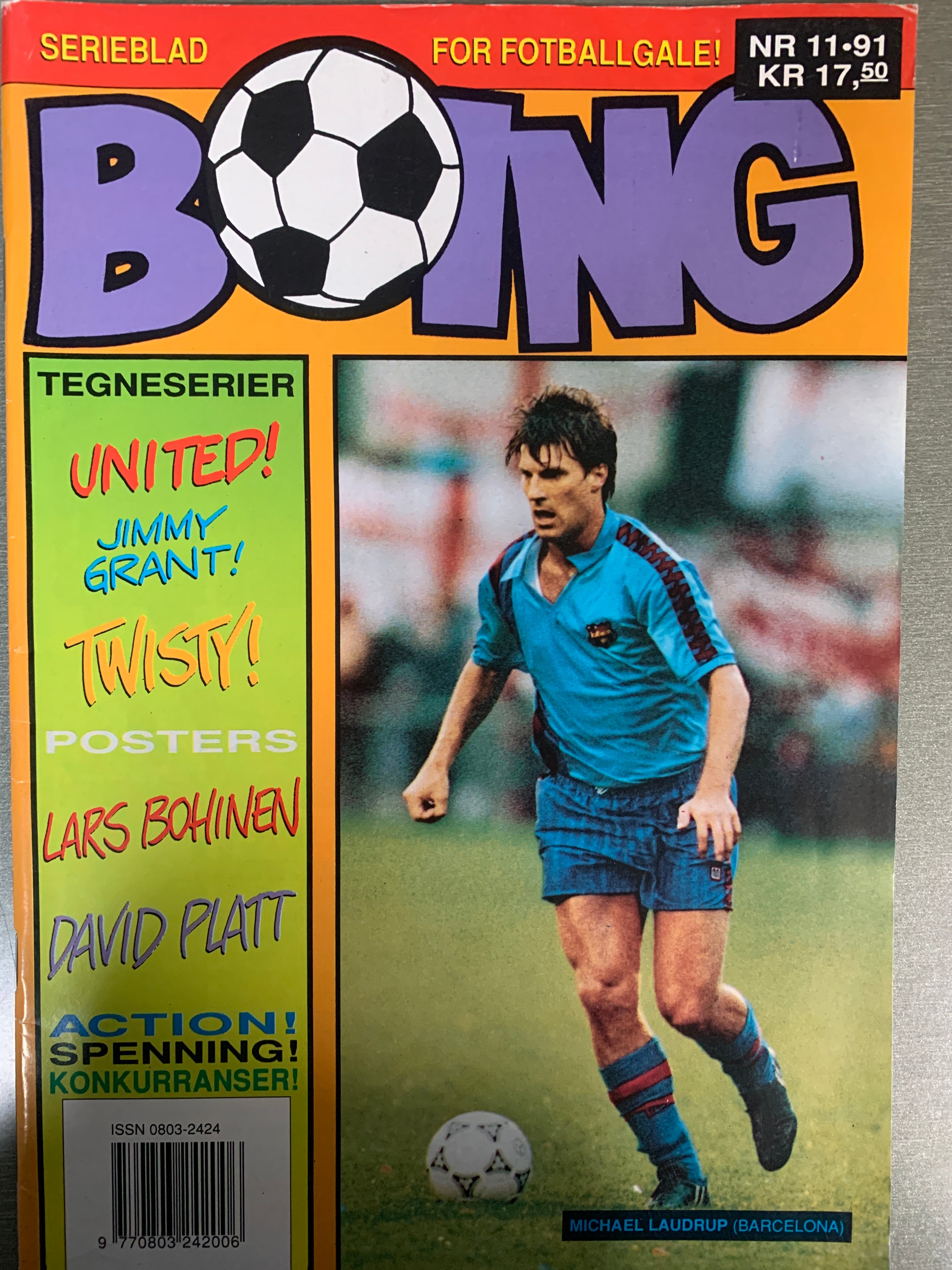 Boing. 1991/11. Tegneserieblad