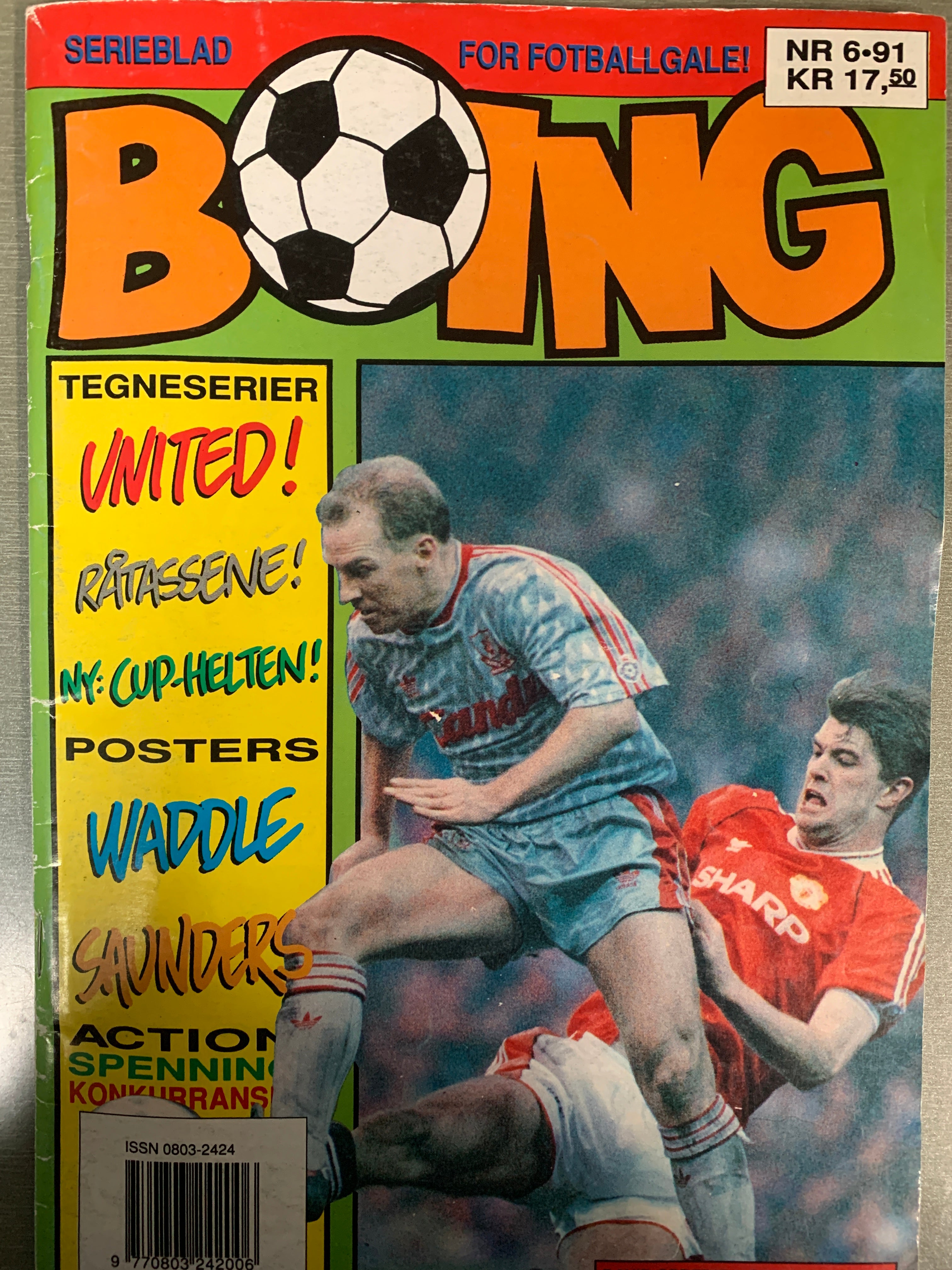 Boing. 1991/06. Tegneserieblad