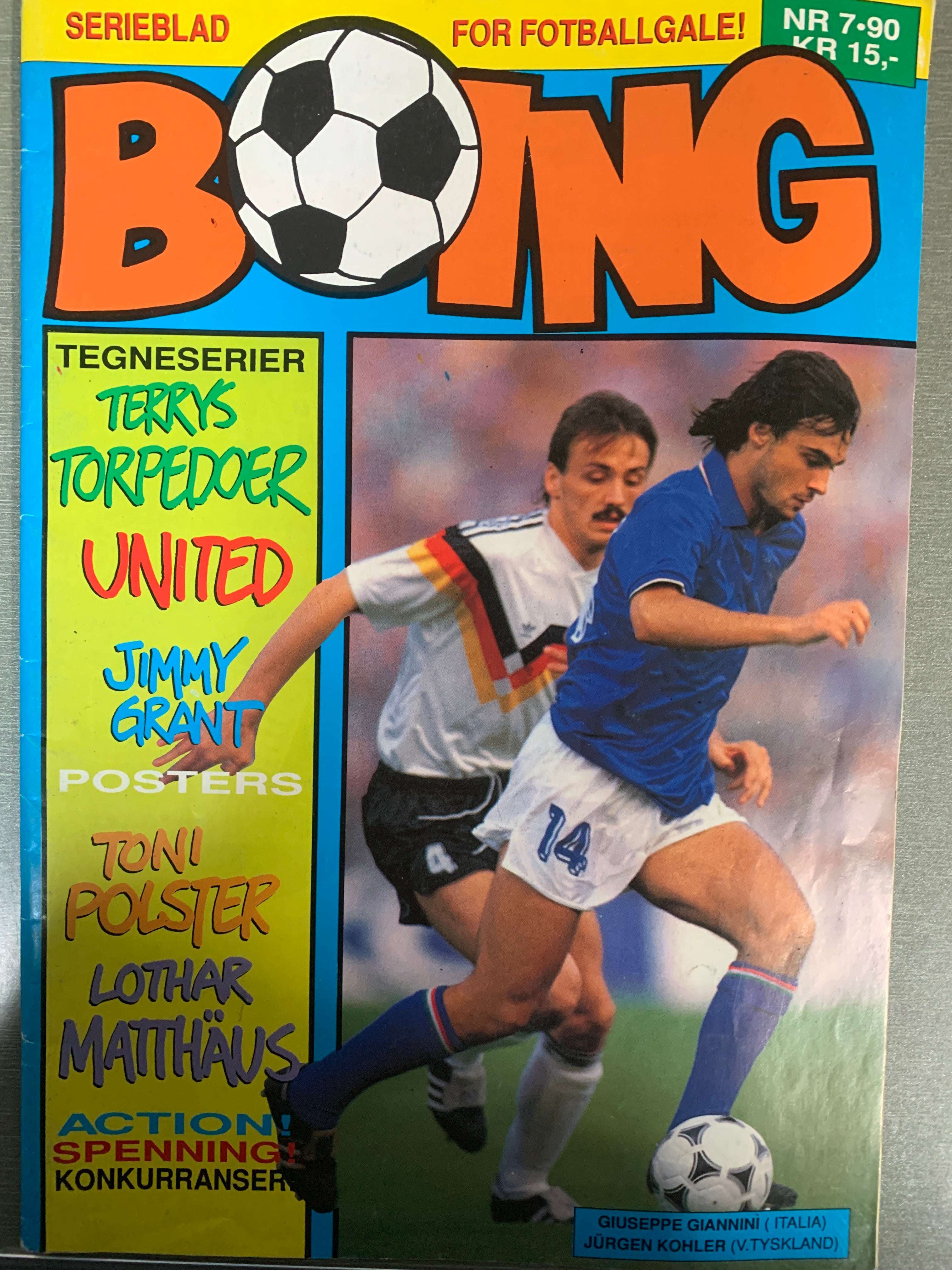 Boing. 1990/07. Tegneserieblad