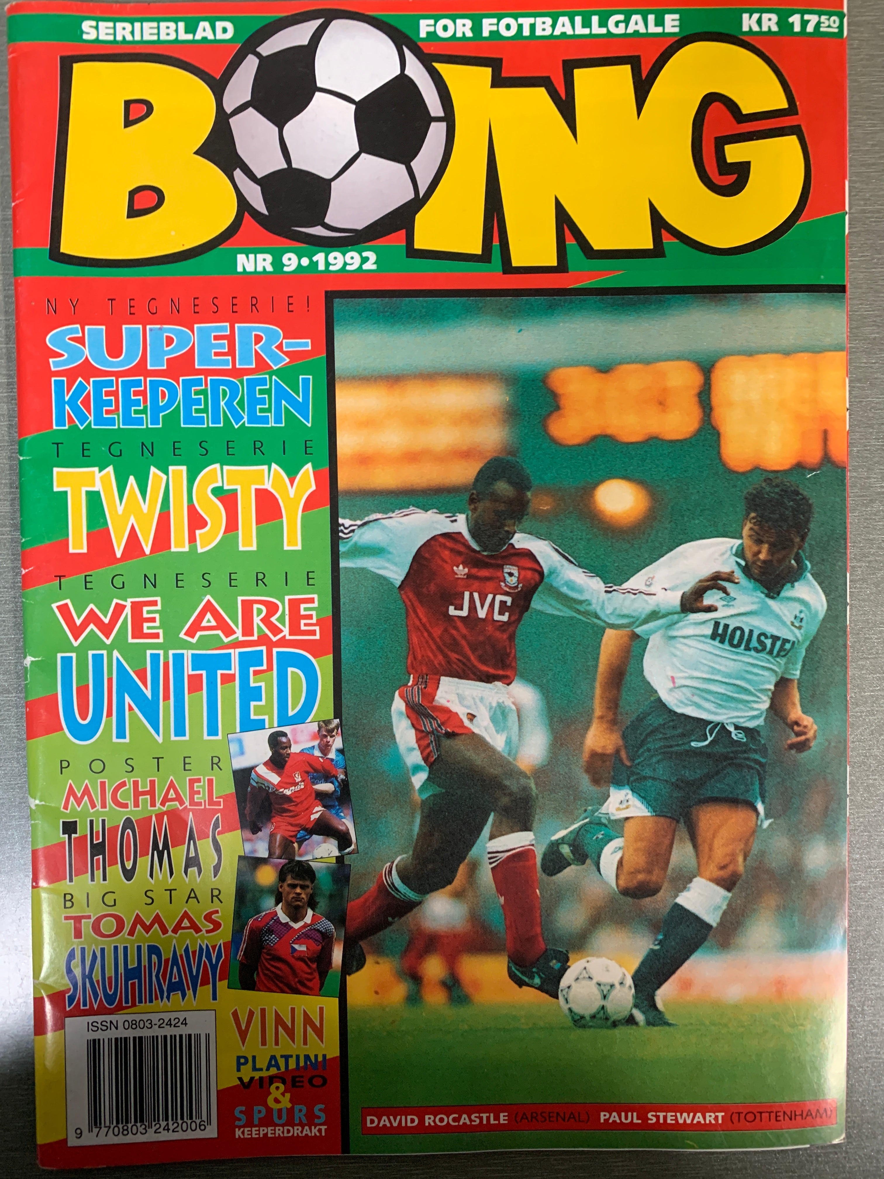 Boing. 1992/09. Tegneserieblad
