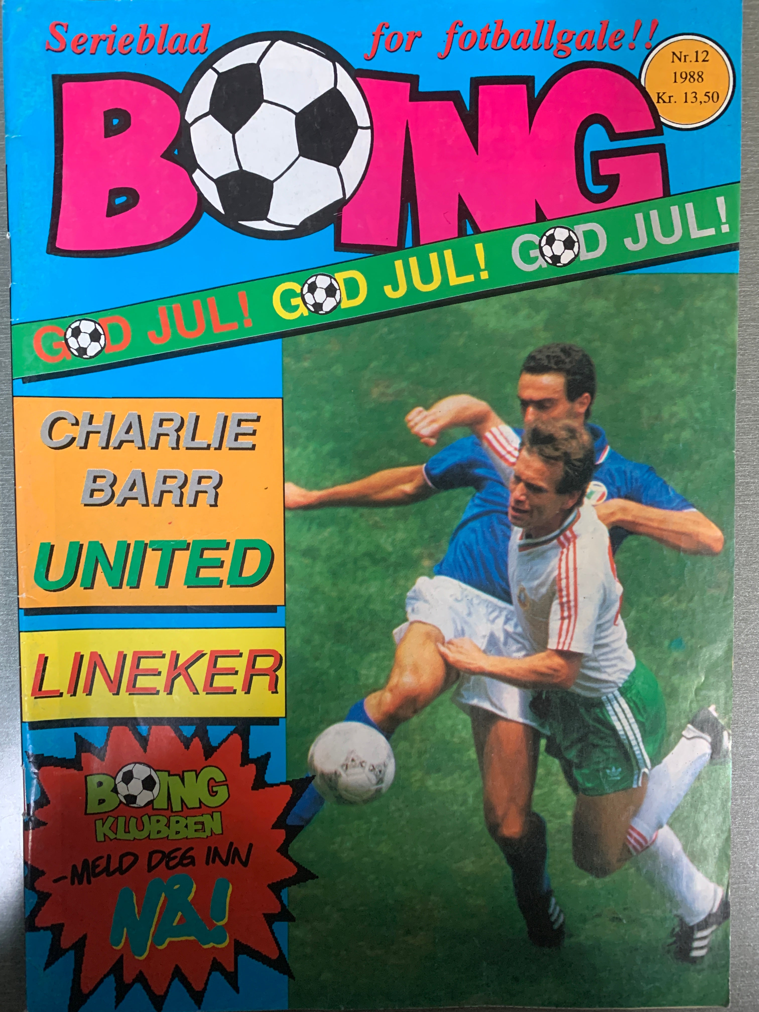 Boing. 1988/12. Tegneserieblad