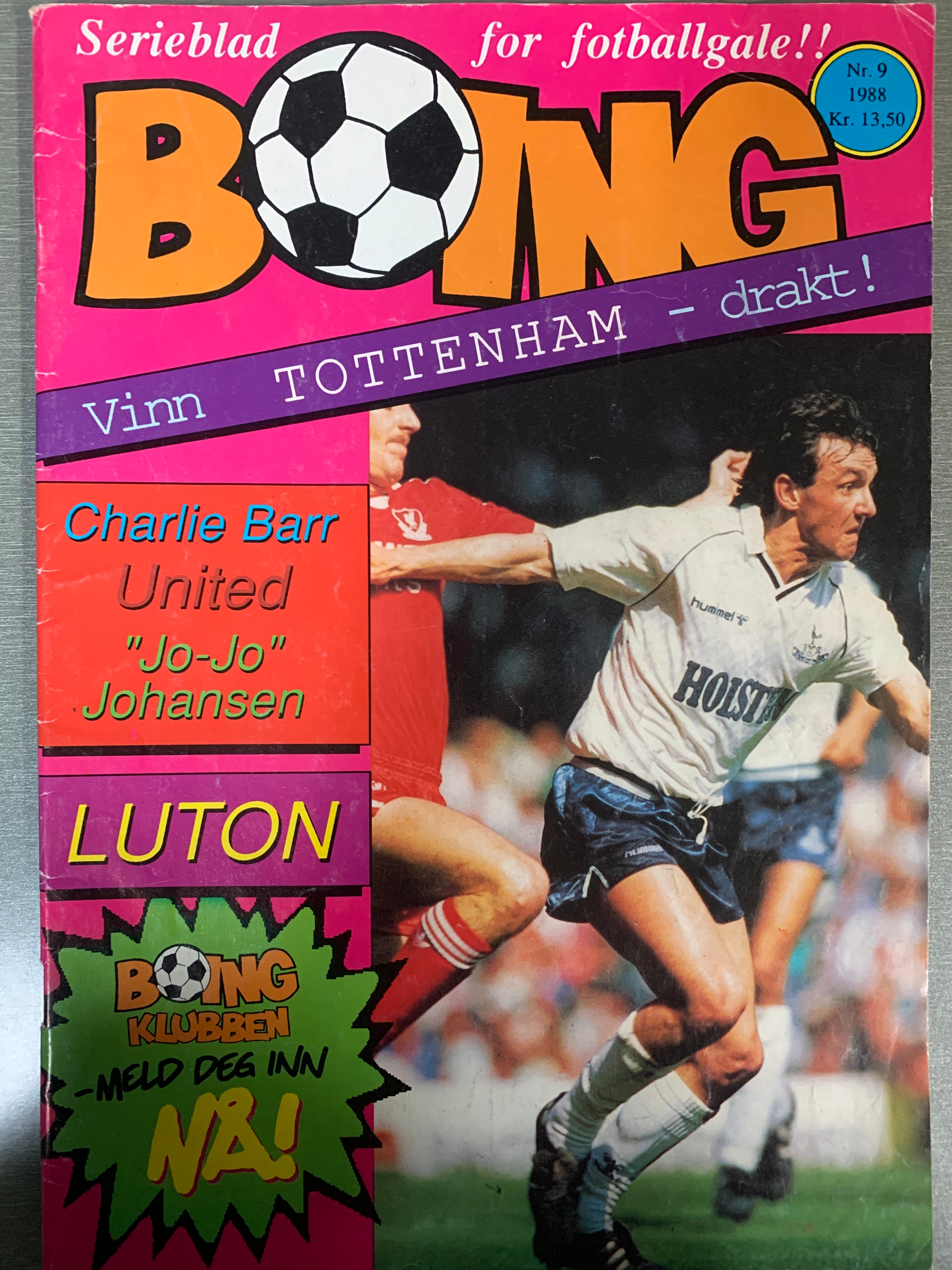 Boing. 1988/09. Tegneserieblad