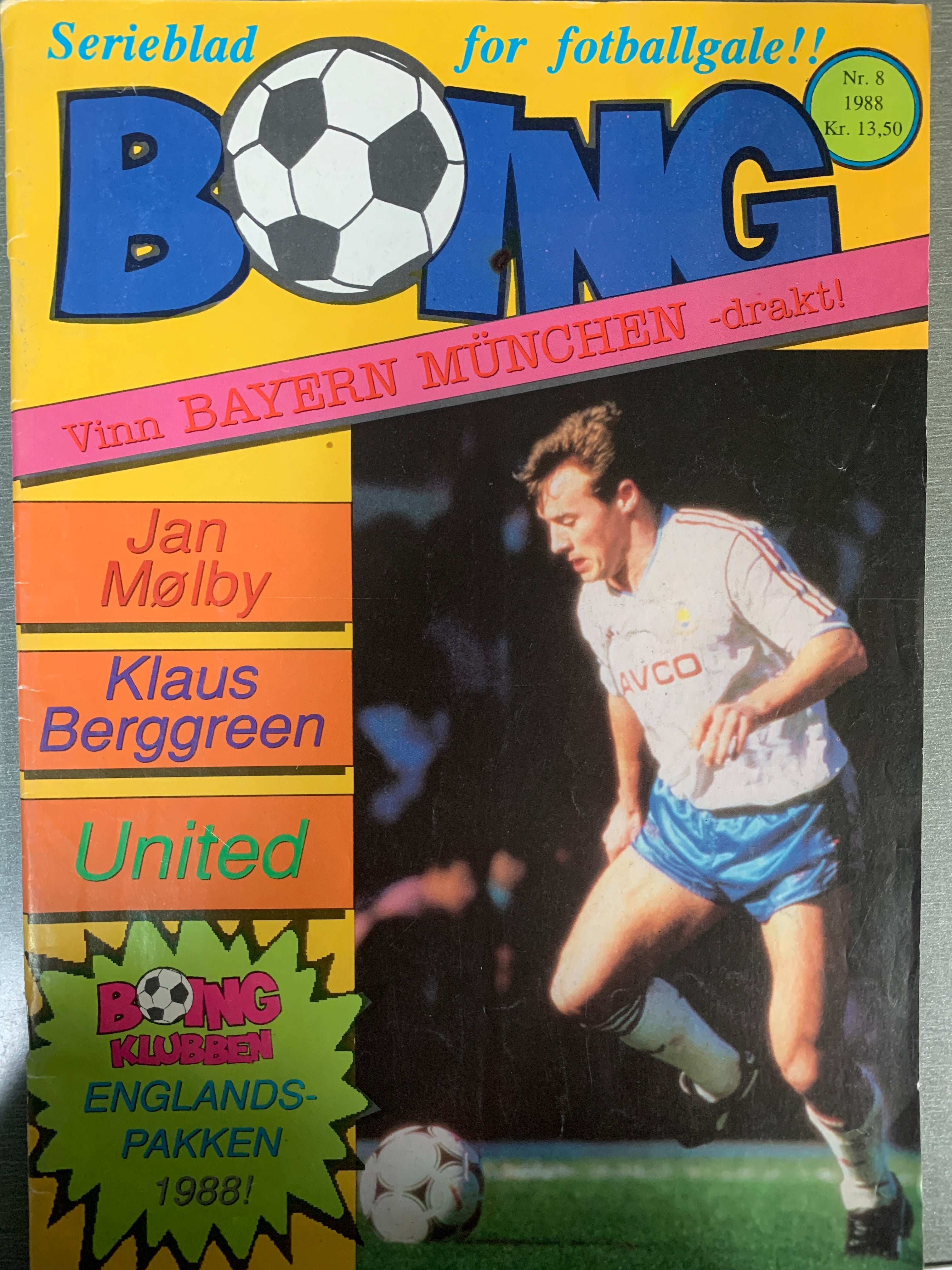Boing. 1988/08. Tegneserieblad