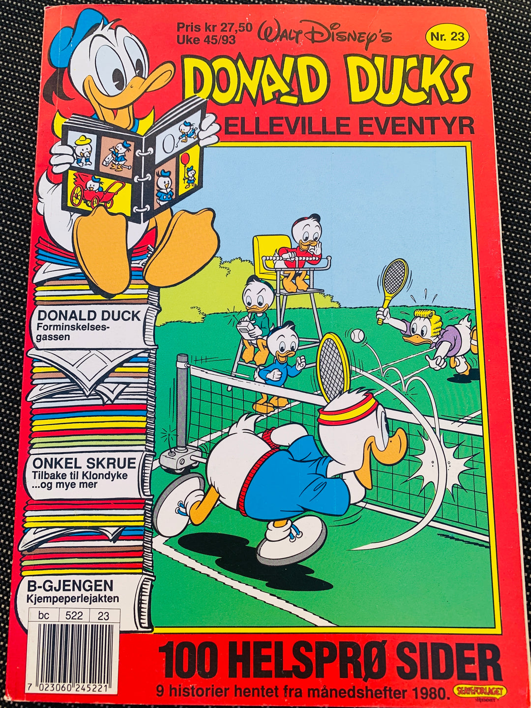 Donald Duck's Elleville Eventyr. Nr. 23 (1993/45). Tegneserieblad