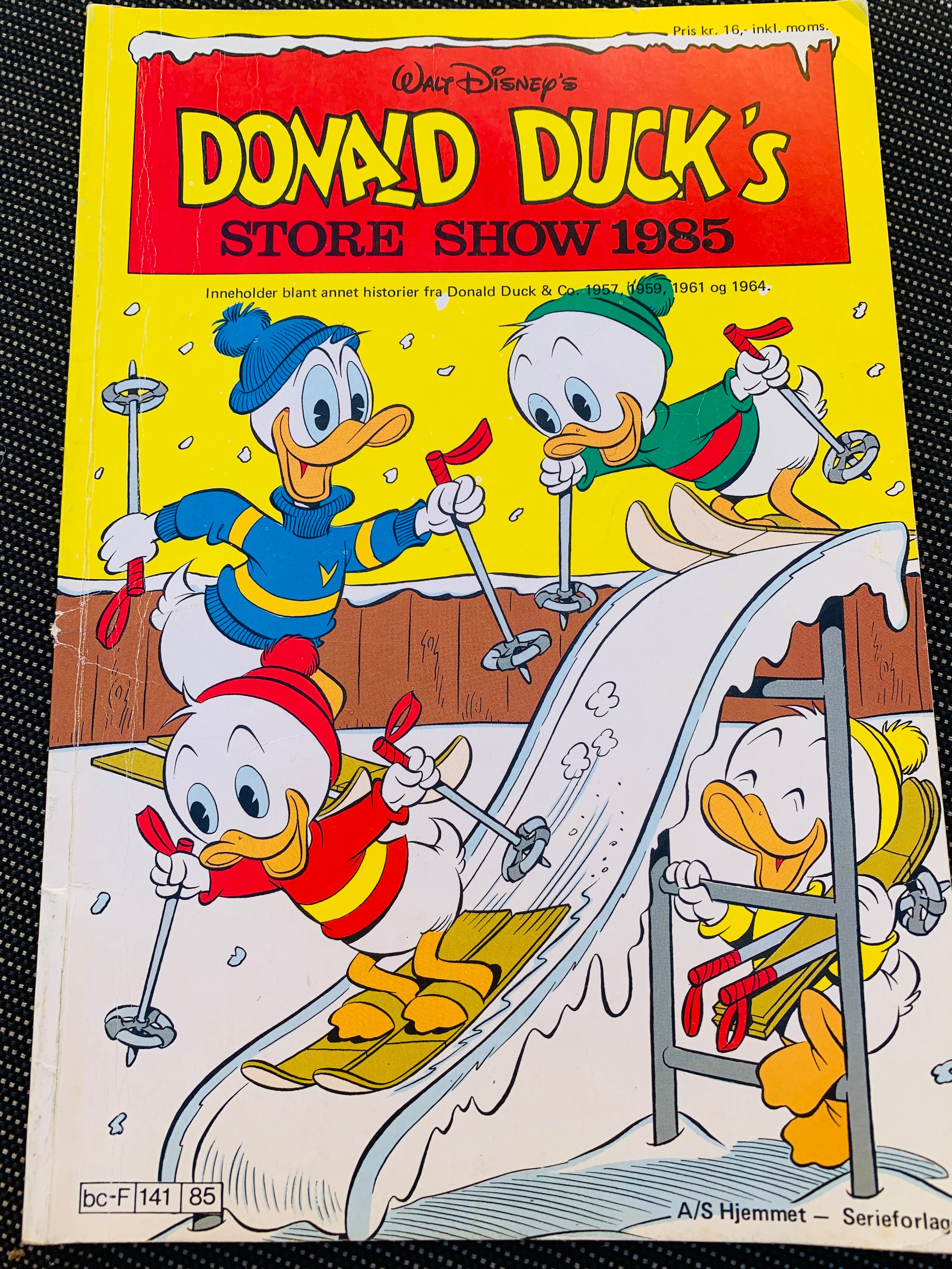 Donald Duck's Store Show 1985. Tegneserieblad