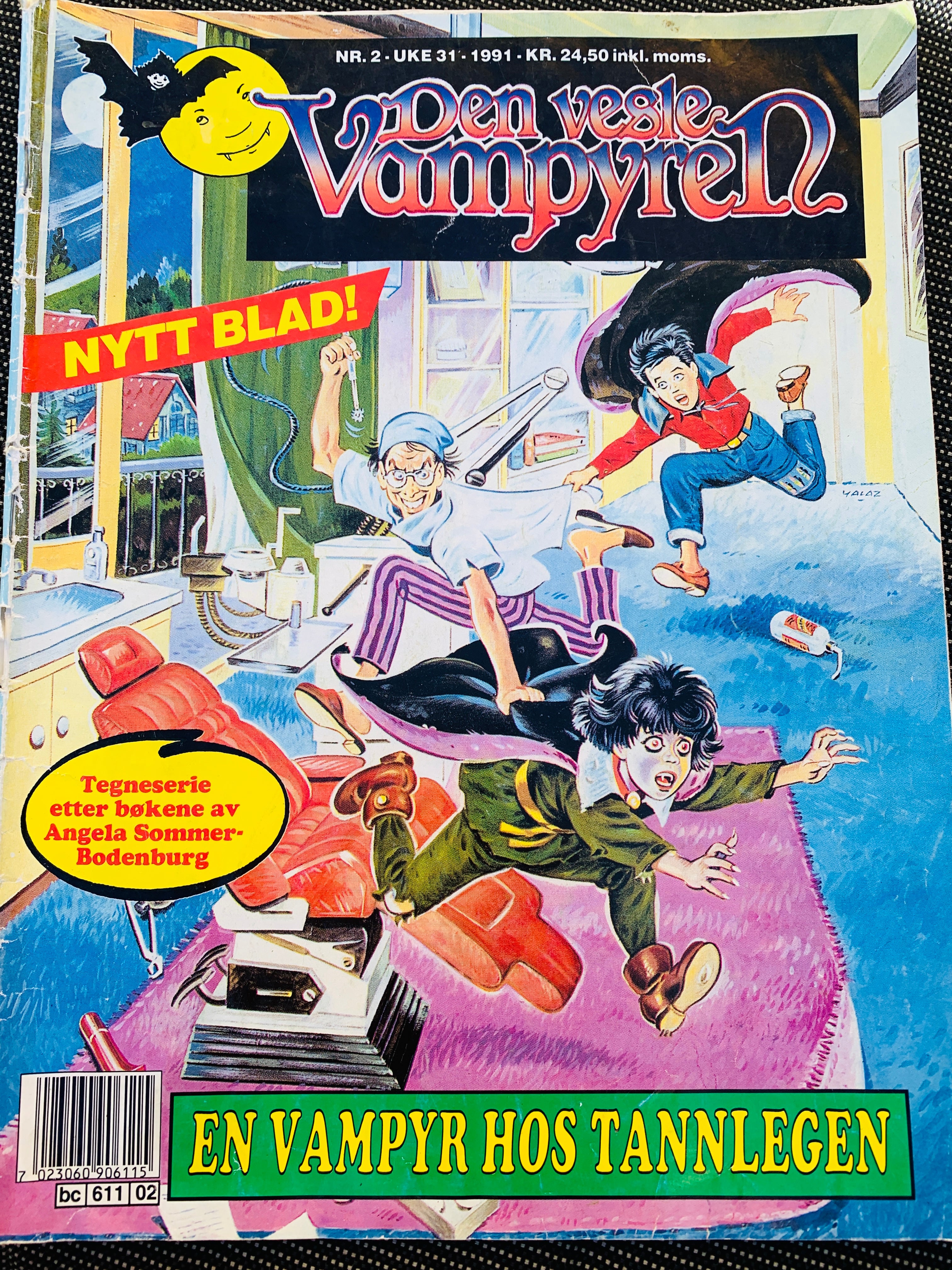 Den vesle Vampyren. 1991/31 (Nr. 2). Tegneserieblad