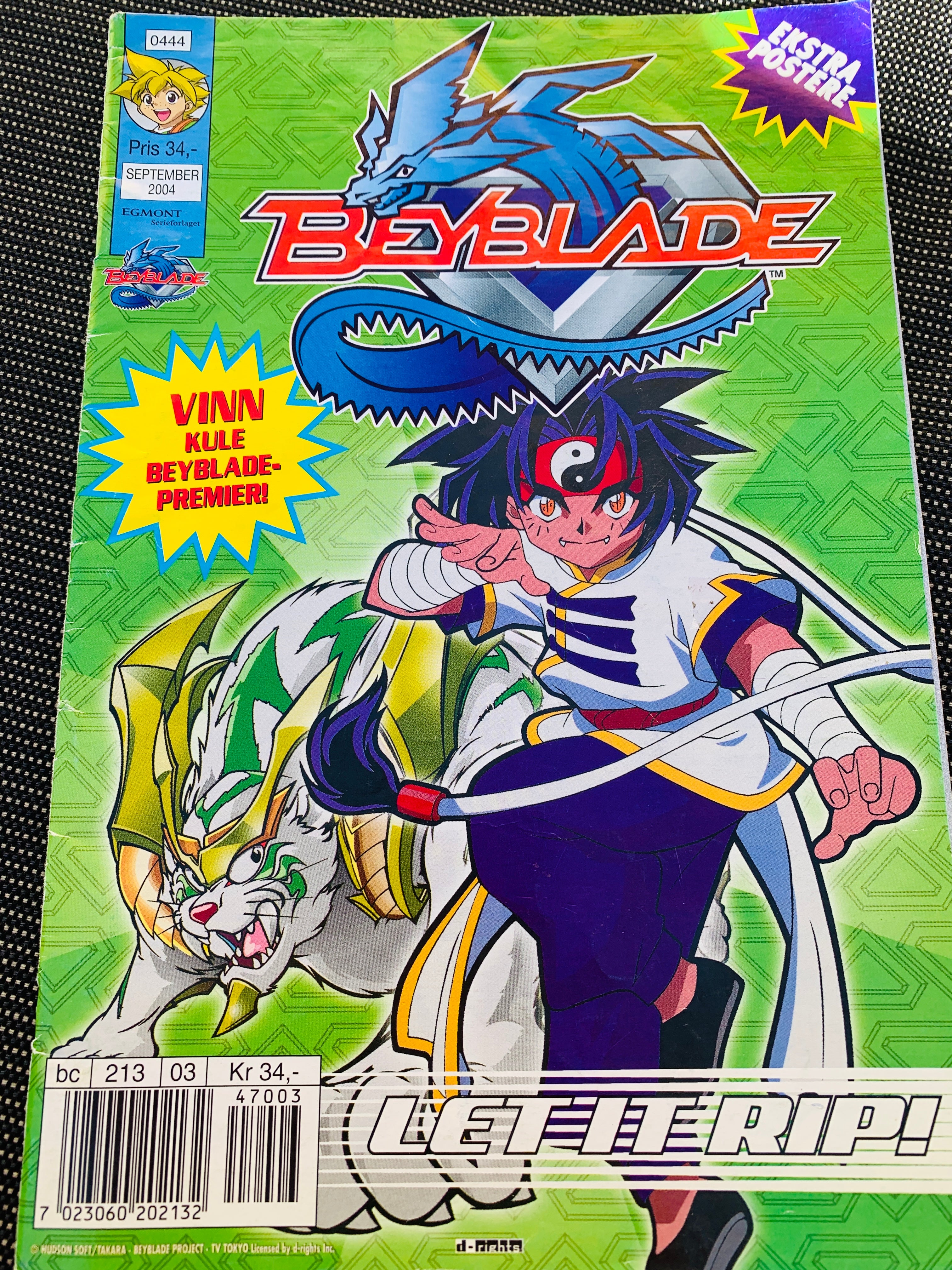 Beyblade. September 2004 (Nr. 3). Tegneserieblad