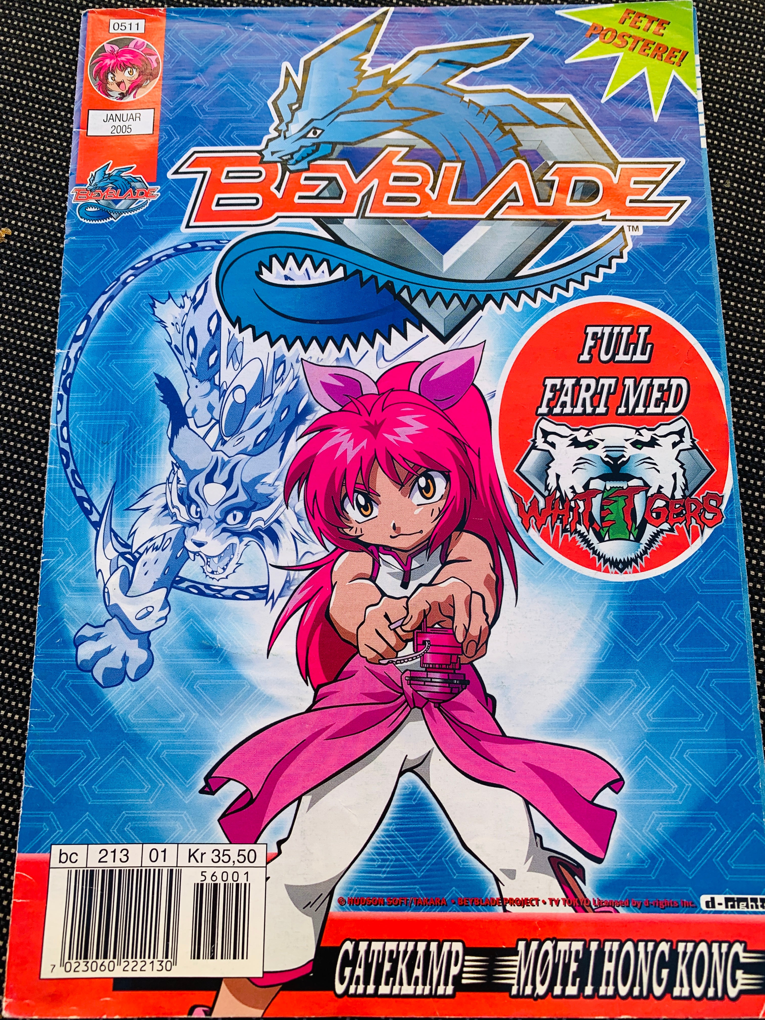Beyblade. Januar 2005 (Nr. 1). Tegneserieblad