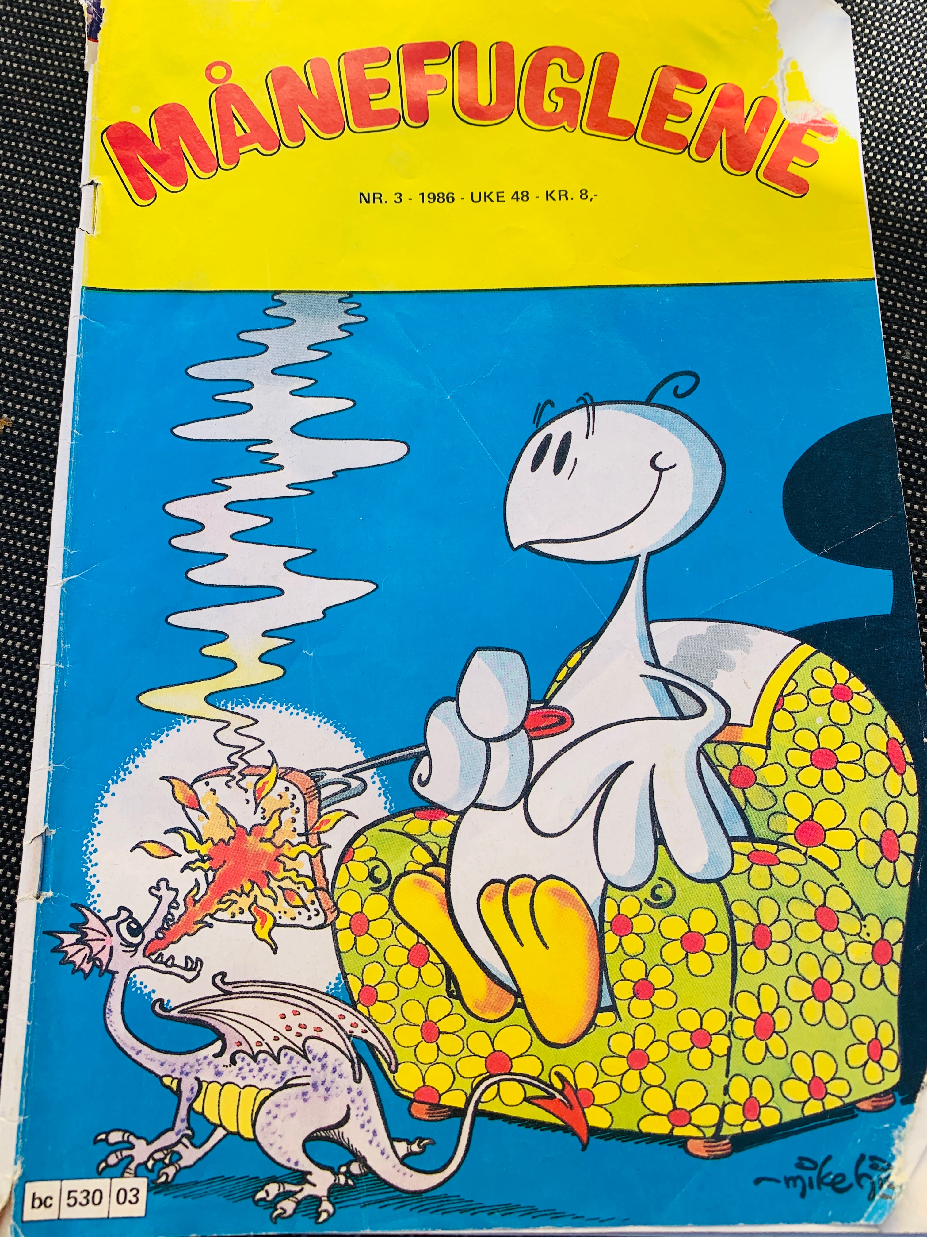 Månefuglene. 1986/48 (Nr. 3). Tegneserieblad